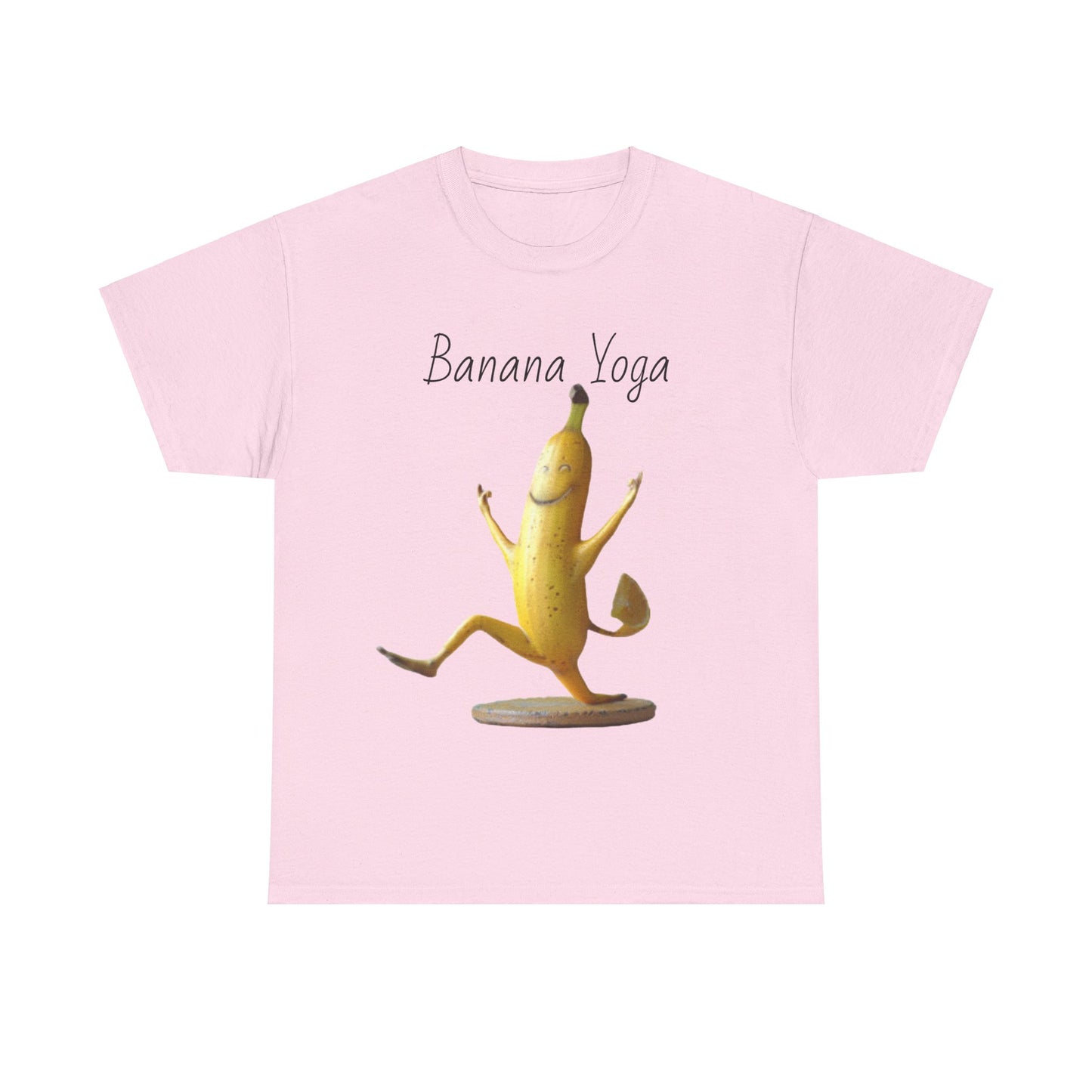 Banana Yoga2 Unisex Heavy Cotton Tee