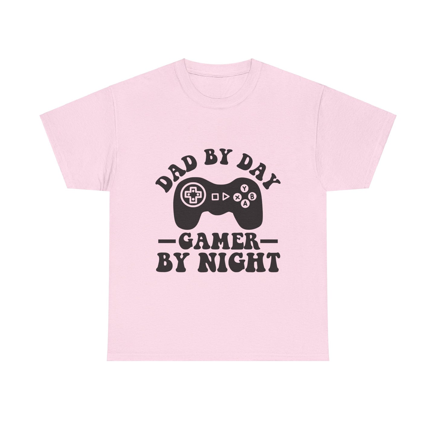 Gamer By Night Unisex Heavy Cotton Tee