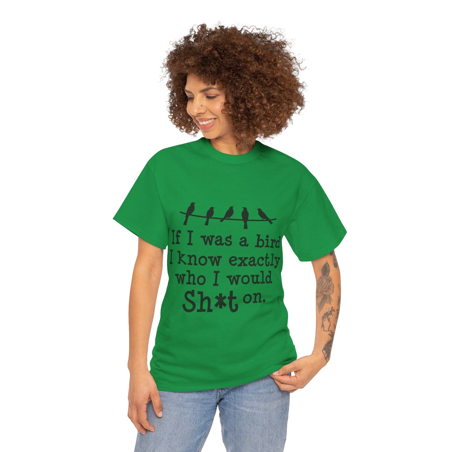 If I Were A Bird Unisex Heavy Cotton Tee