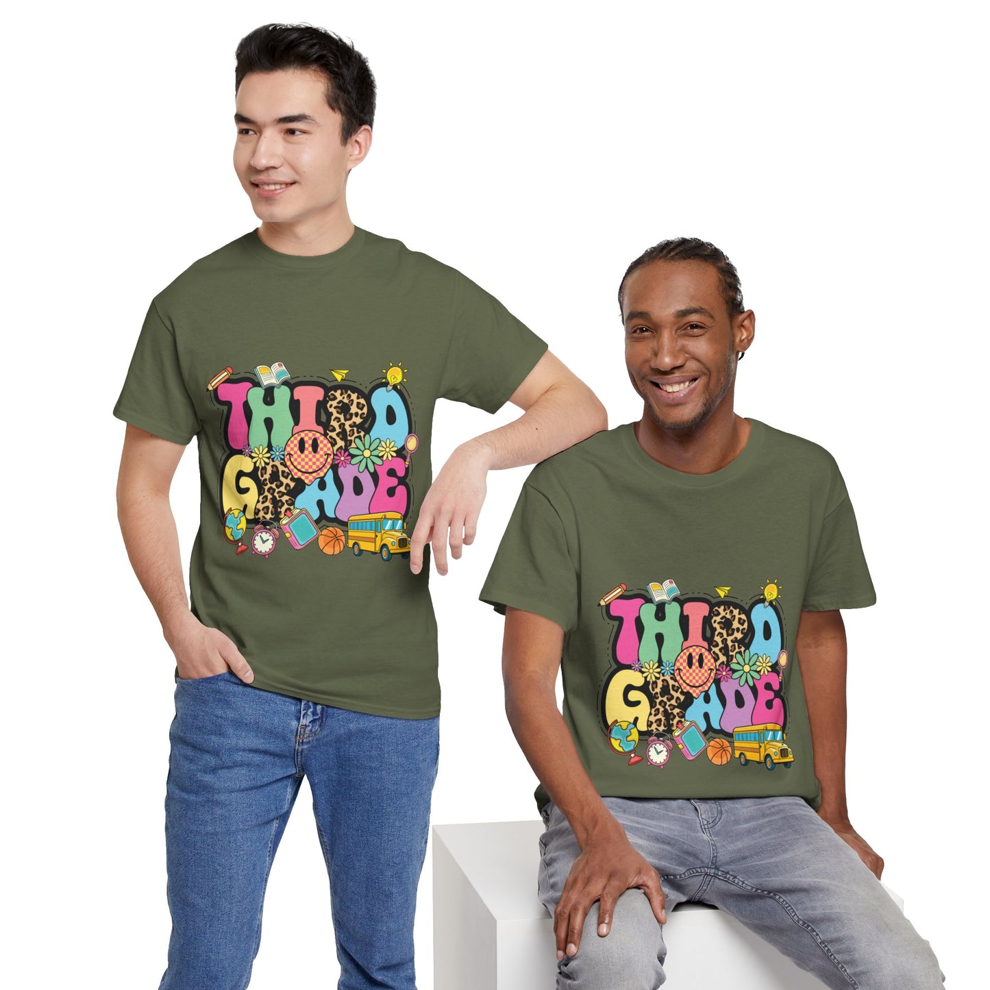 Third Grade Unisex Heavy Cotton Tee