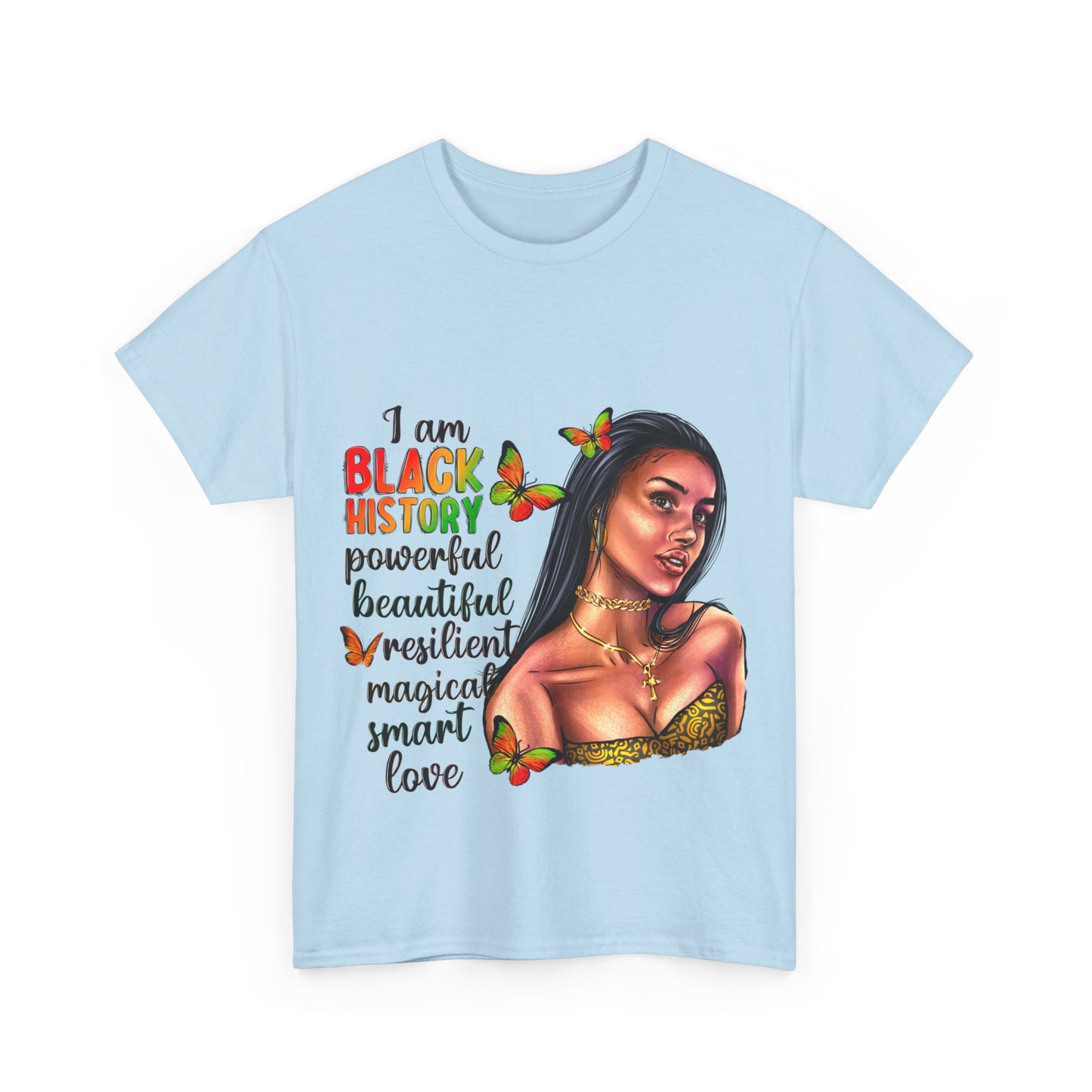 I Am Black History Unisex Heavy Cotton Tee