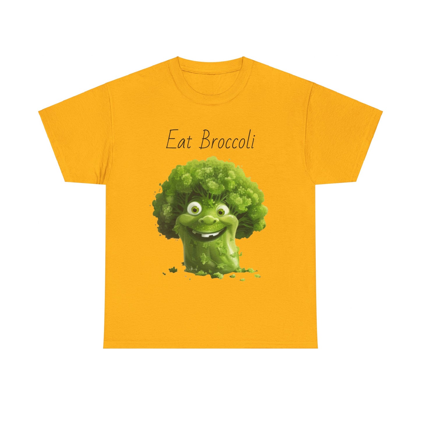 Eat Broccoli Unisex Heavy Cotton Tee