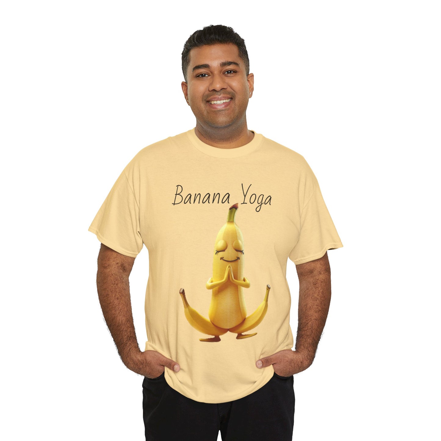 Banana Yoga Unisex Heavy Cotton Tee