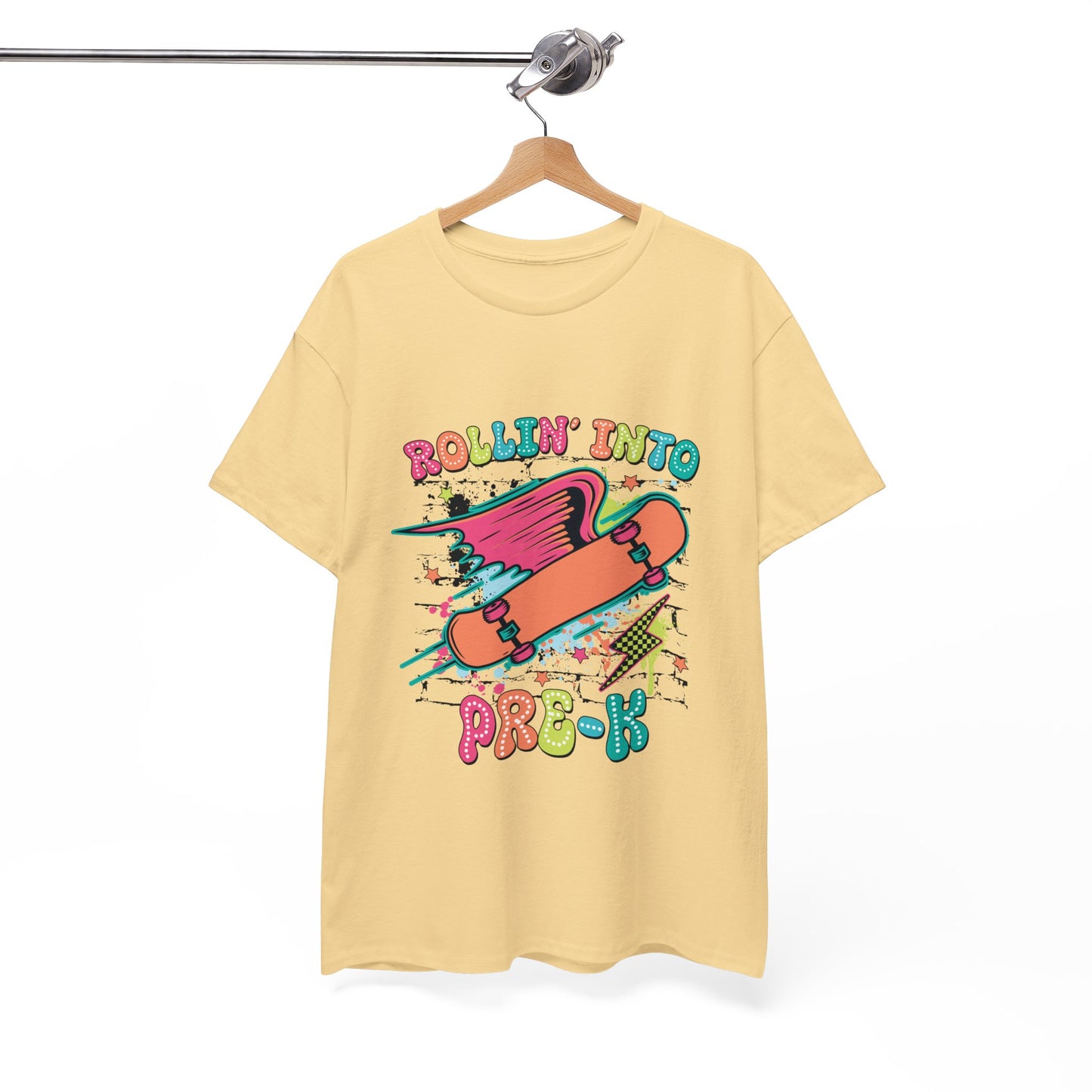 Rockin Into Pre K Unisex Heavy Cotton Tee