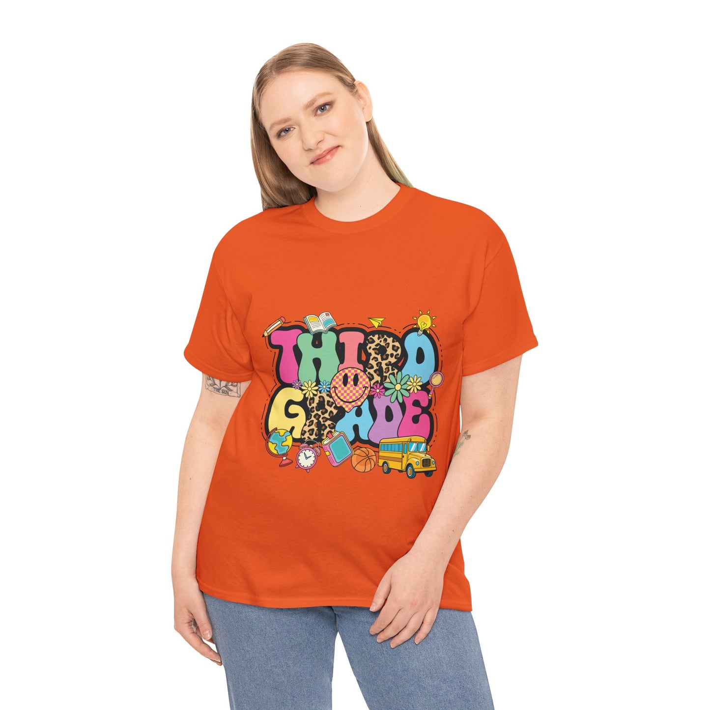 Third Grade Unisex Heavy Cotton Tee