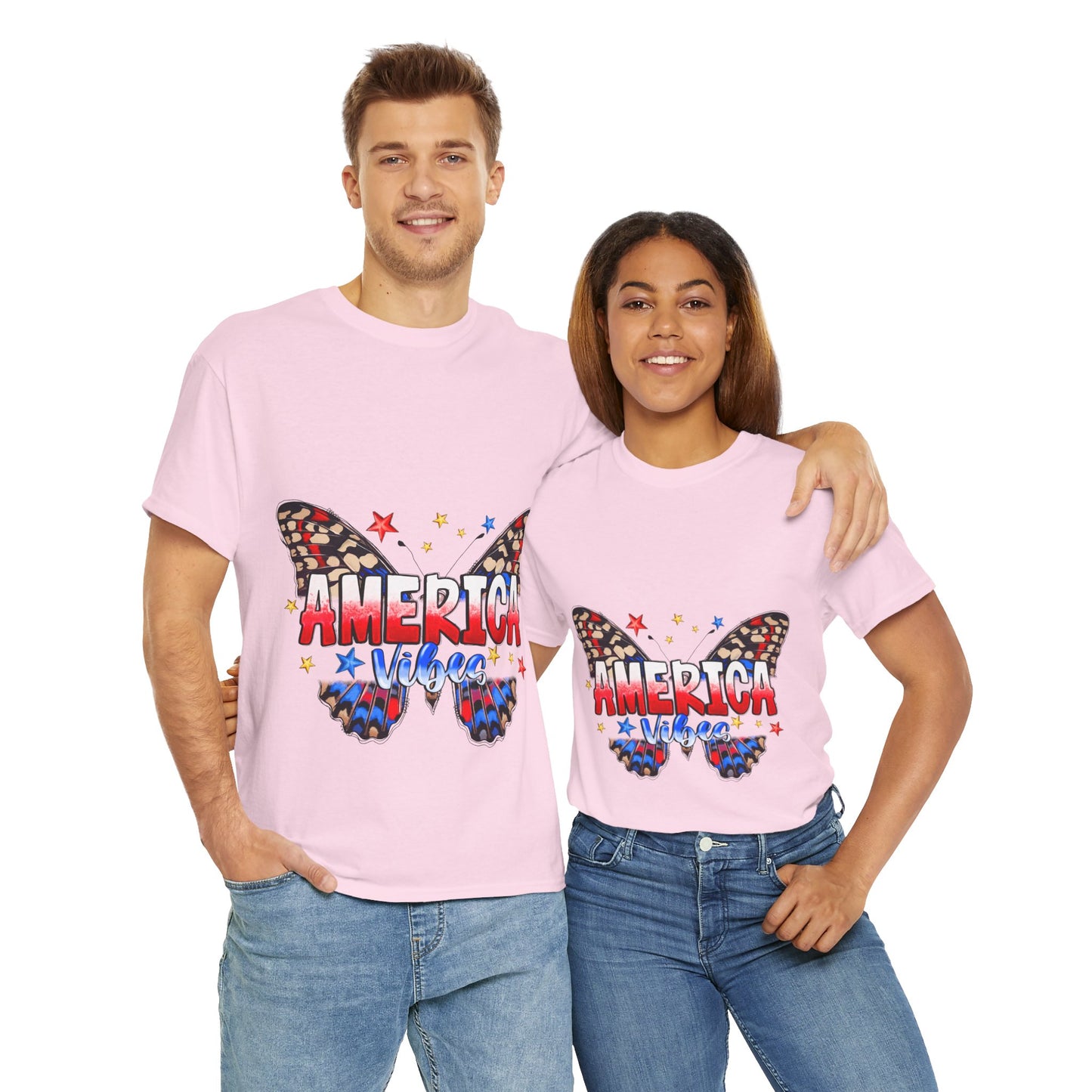 America Vibes Unisex Heavy Cotton Tee