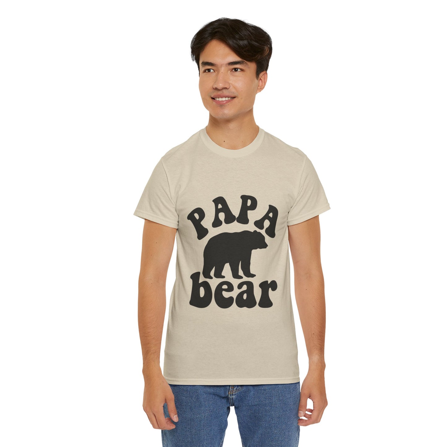 Papa Bear Unisex Heavy Cotton Tee