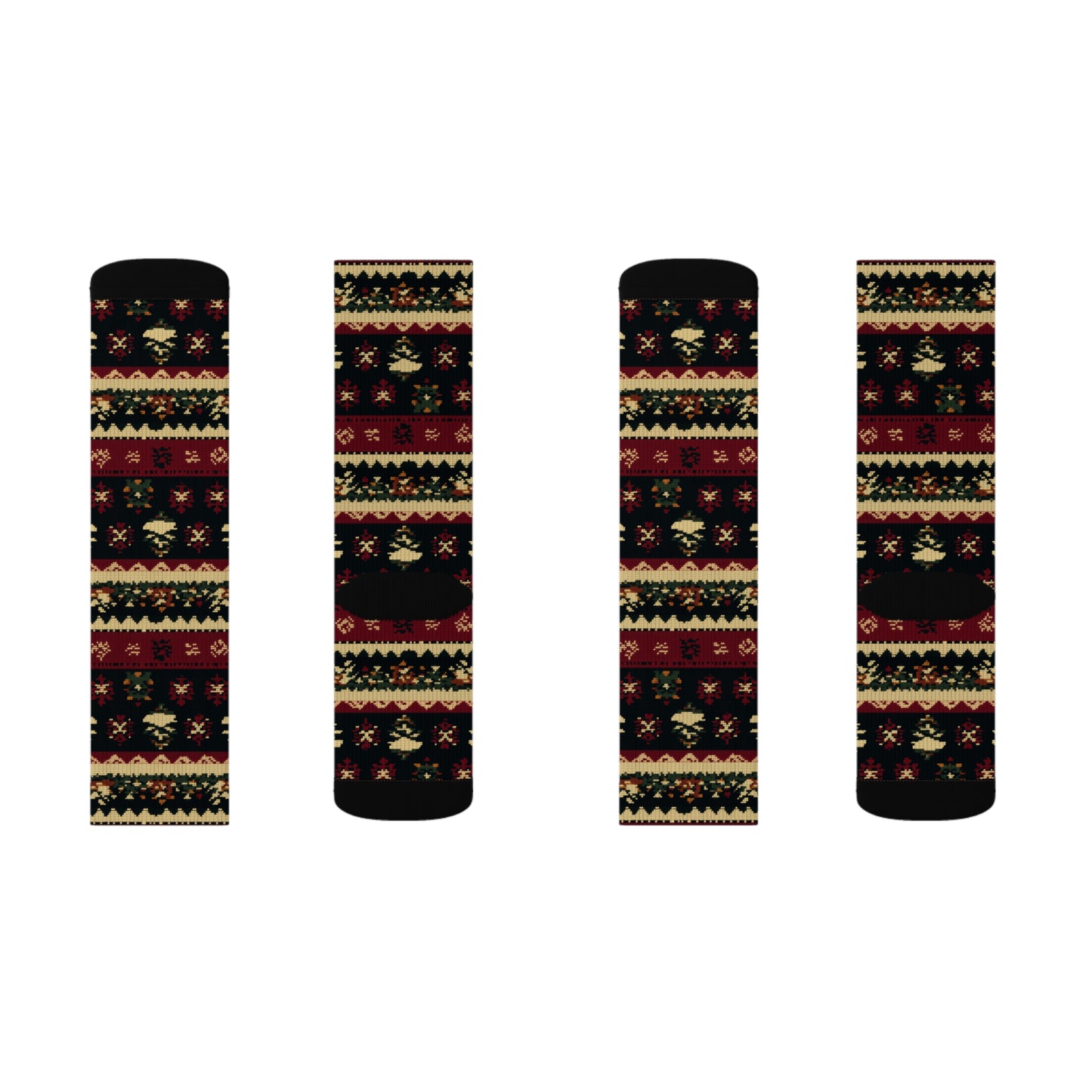 Ugly Sweater Collection 6 Sublimation Socks