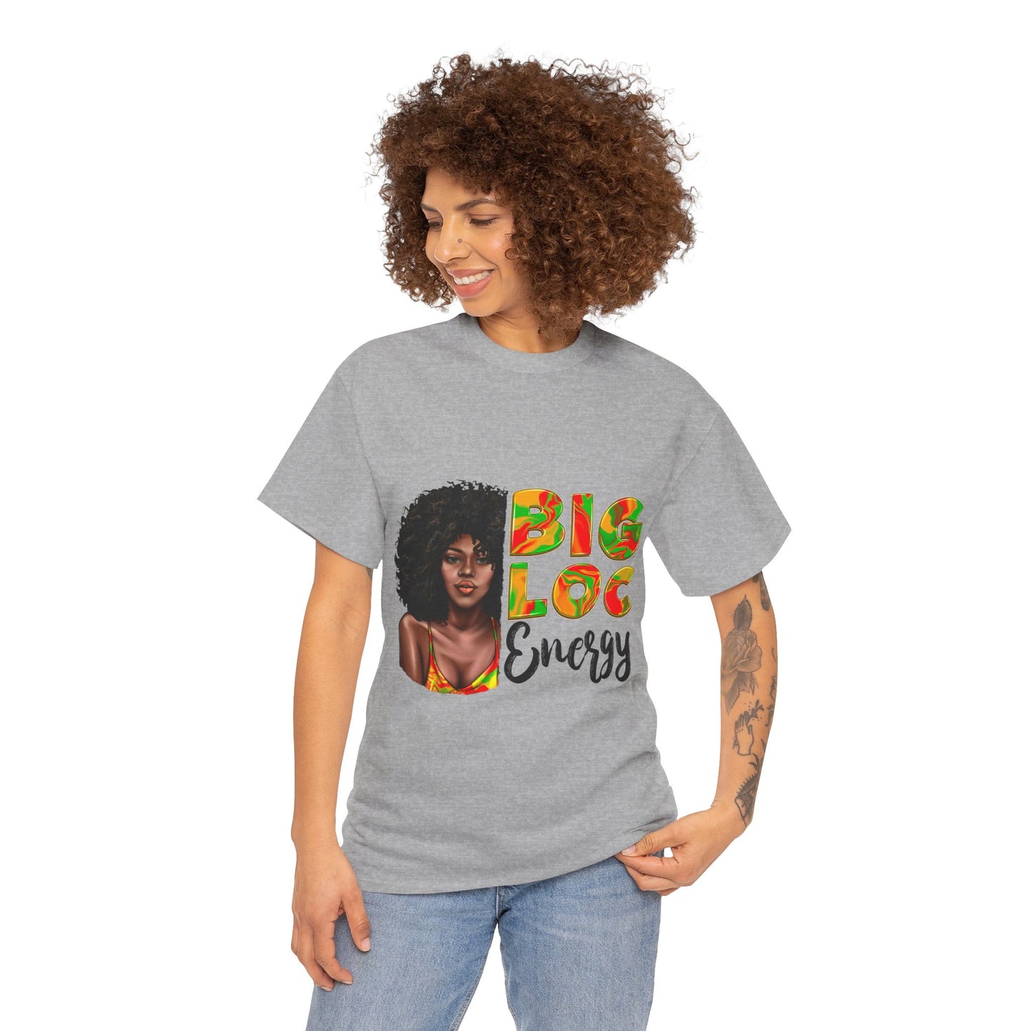 Big Loc Energy Unisex Heavy Cotton Tee