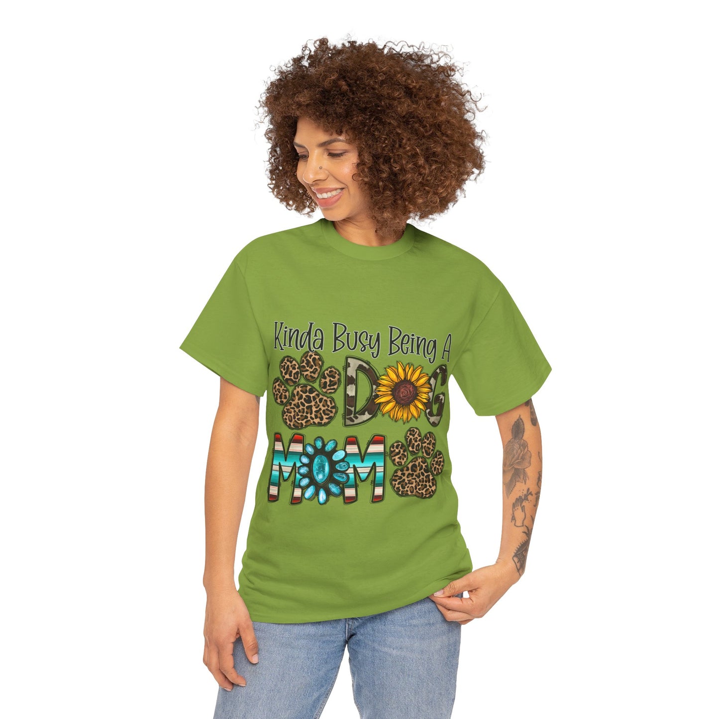 Busy Dog Mom Unisex Heavy Cotton Tee