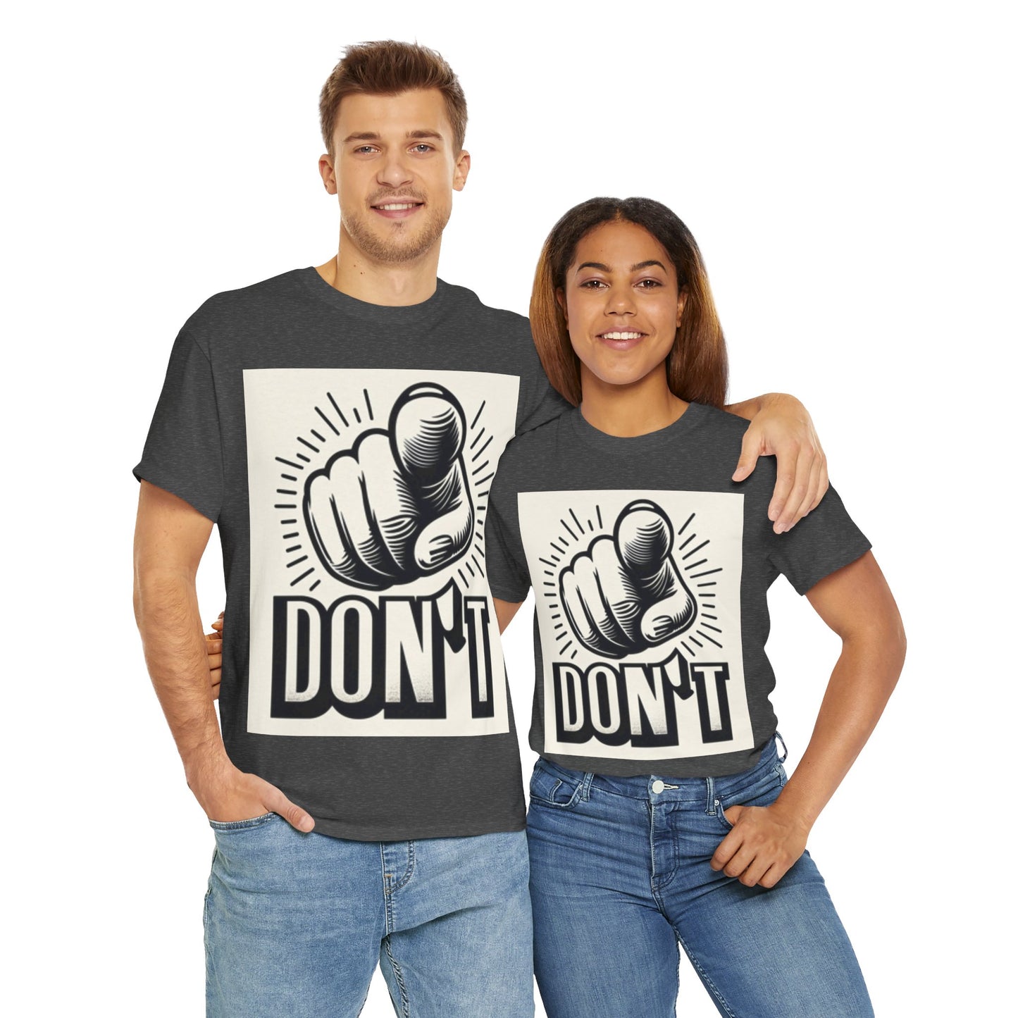 Don't Finger Unisex Heavy Cotton Tee