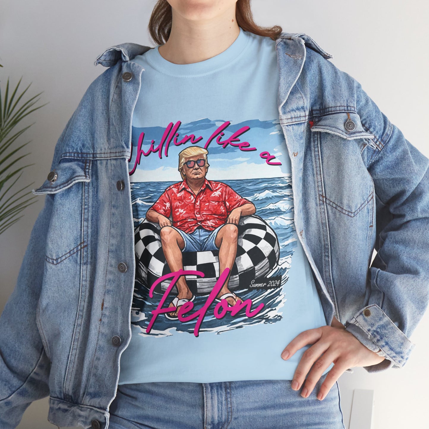 Trump Chillin' Unisex Heavy Cotton Tee