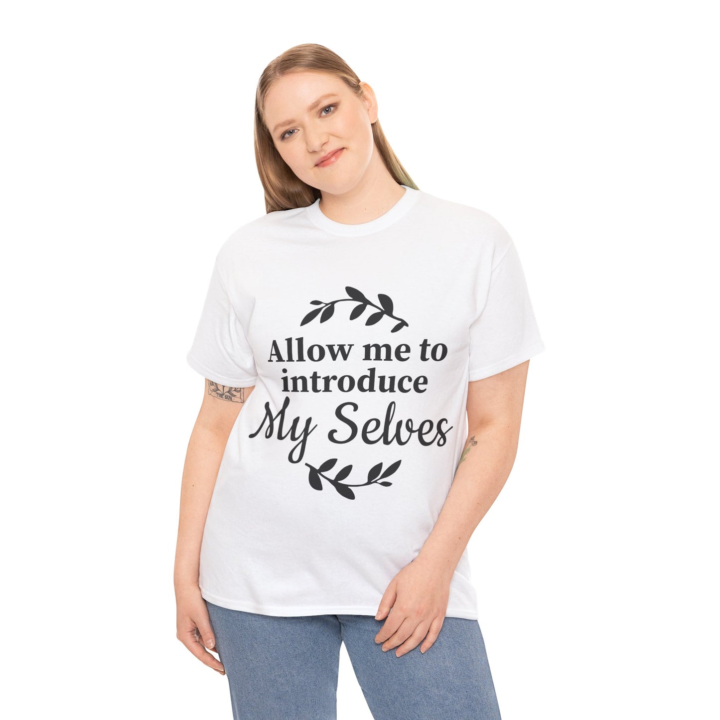 Allow Me To Introduce My Selves Unisex Heavy Cotton Tee