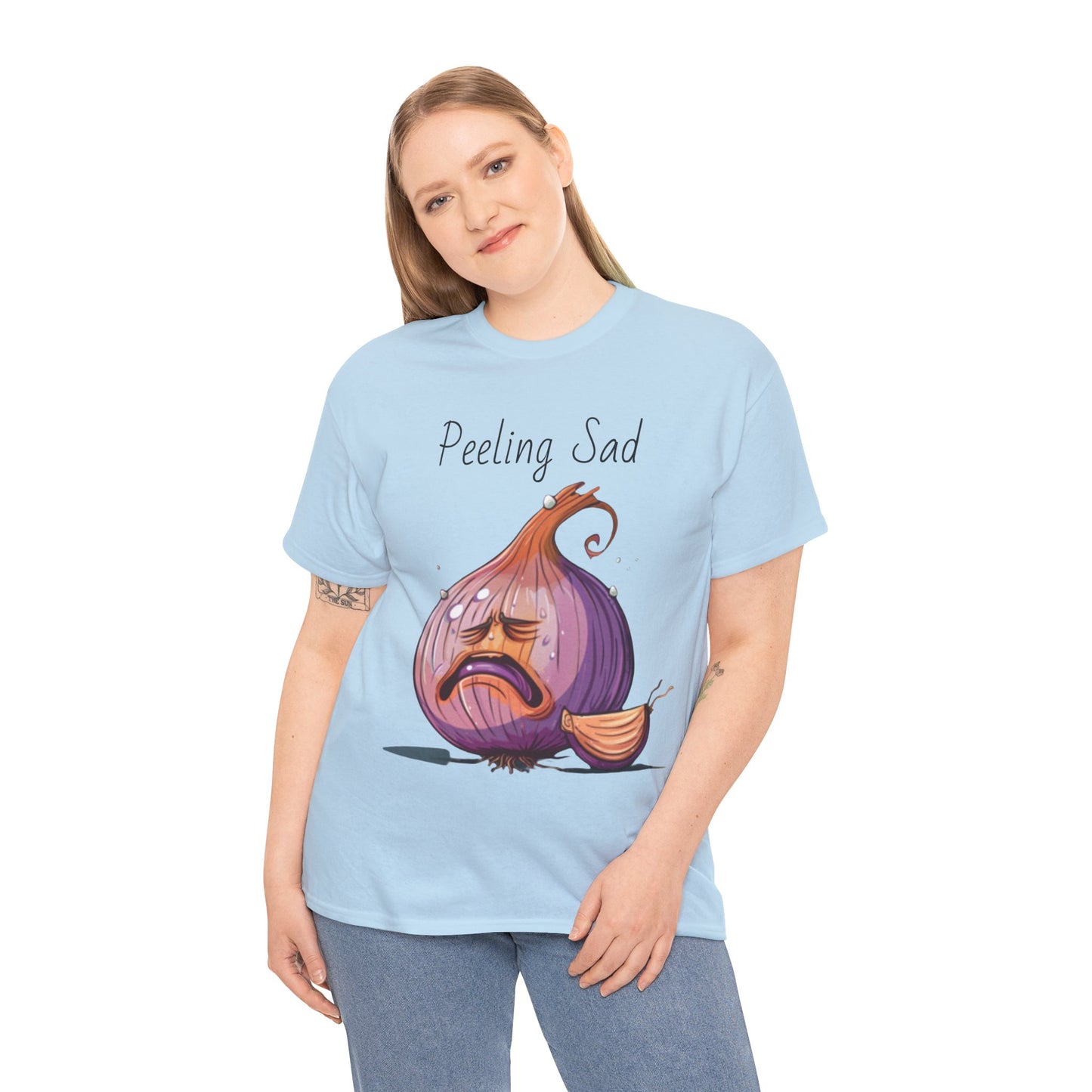 Peeling Sad Unisex Heavy Cotton Tee