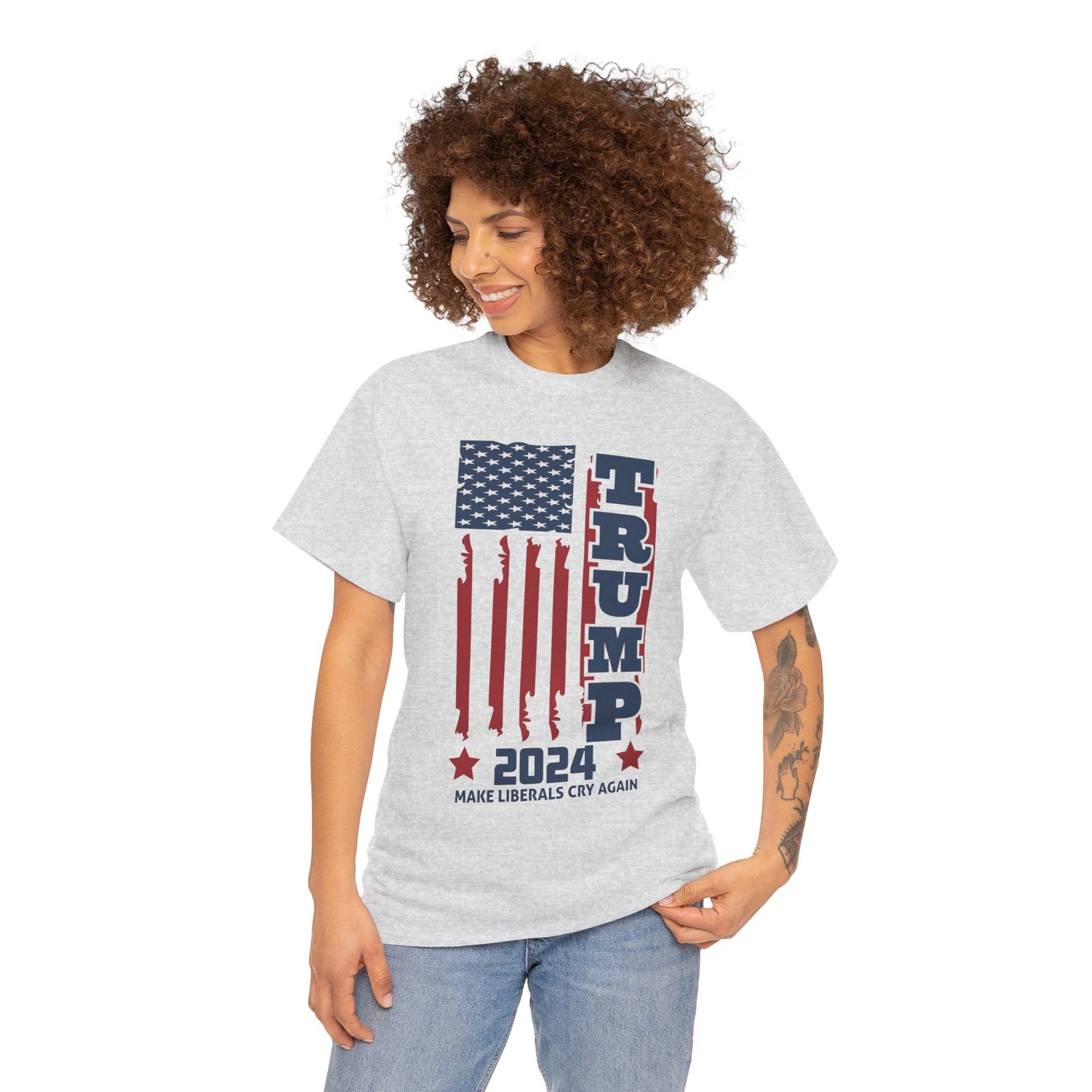 Trump 2024 A Unisex Heavy Cotton Tee