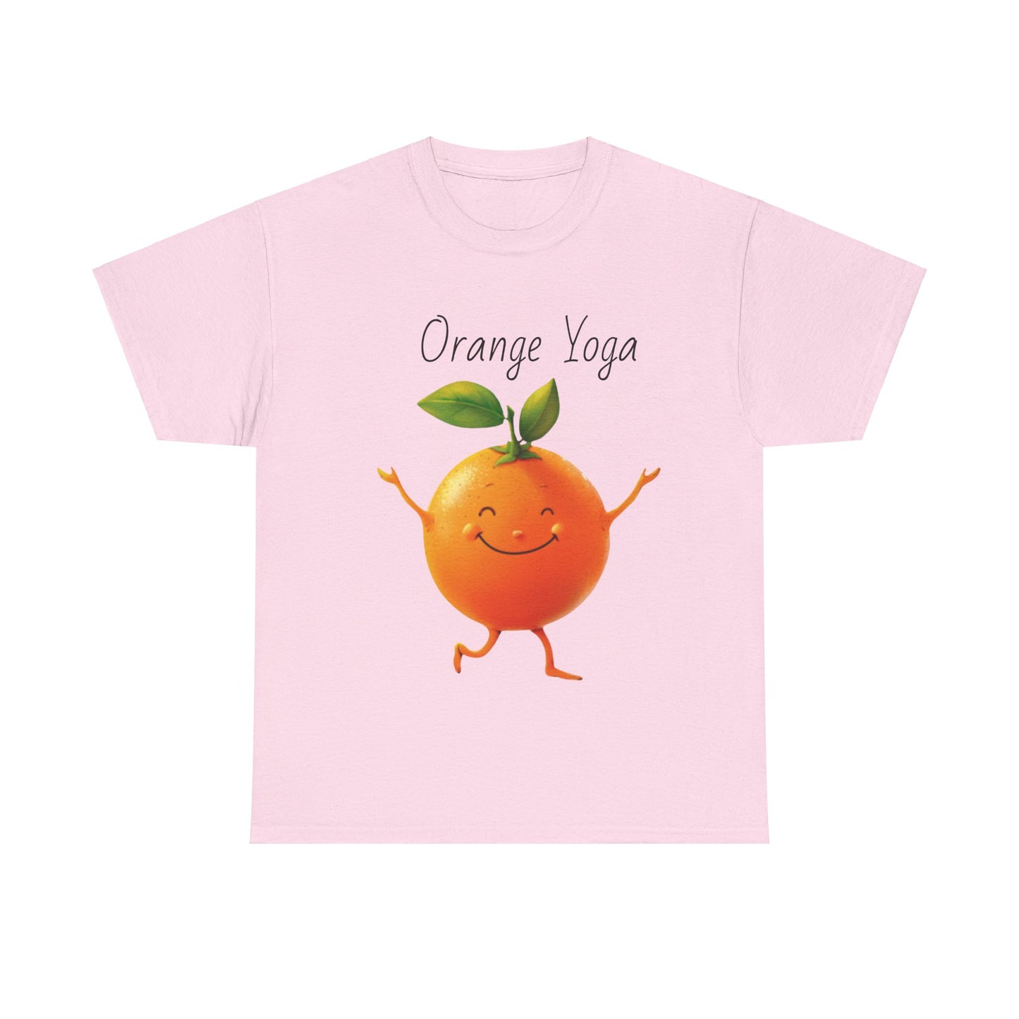 Orange Yoga Unisex Heavy Cotton Tee