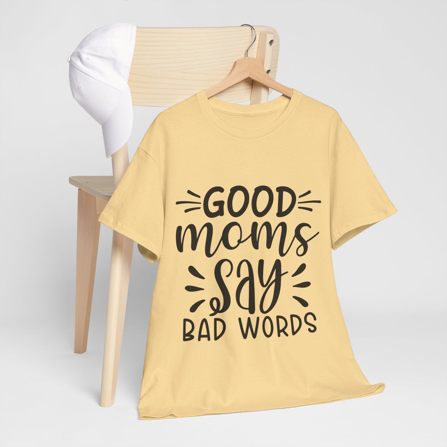 Good Moms Say Bad Words Unisex Heavy Cotton Tee