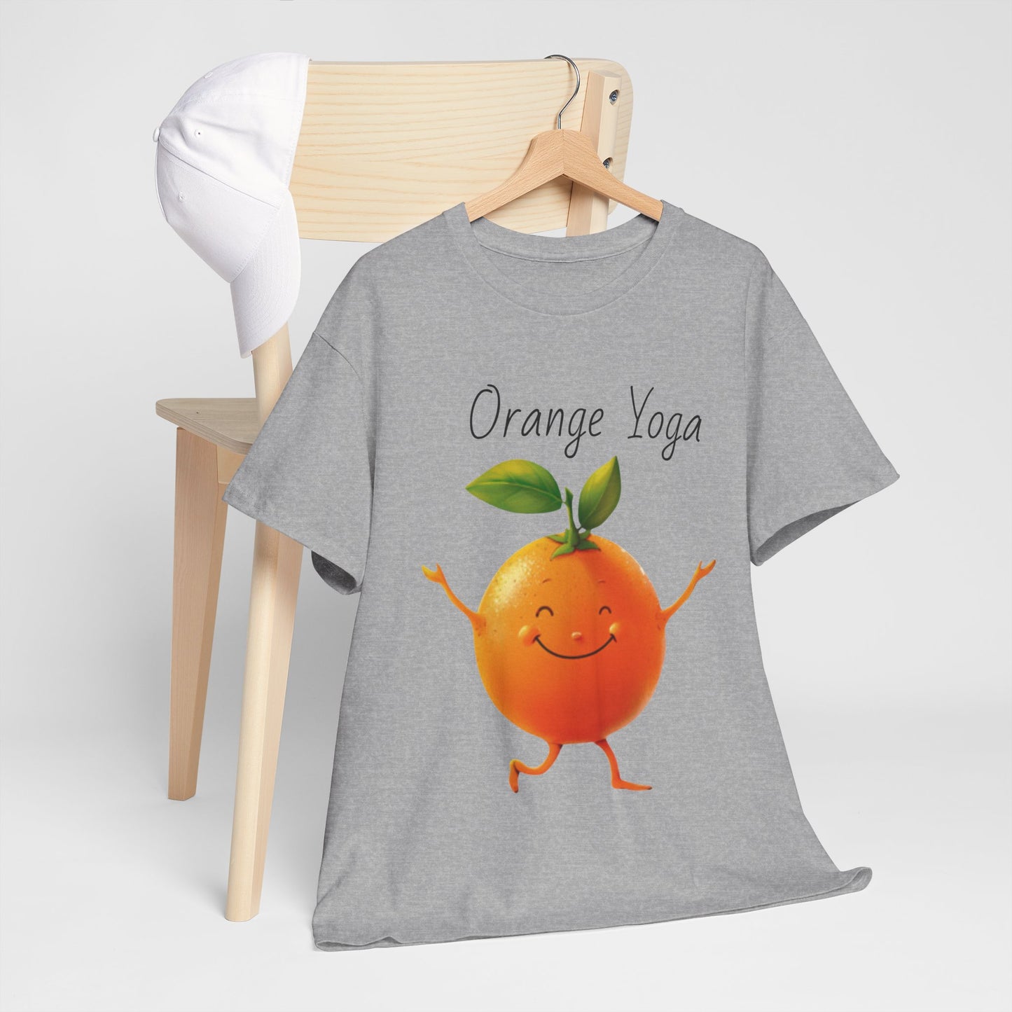 Orange Yoga Unisex Heavy Cotton Tee