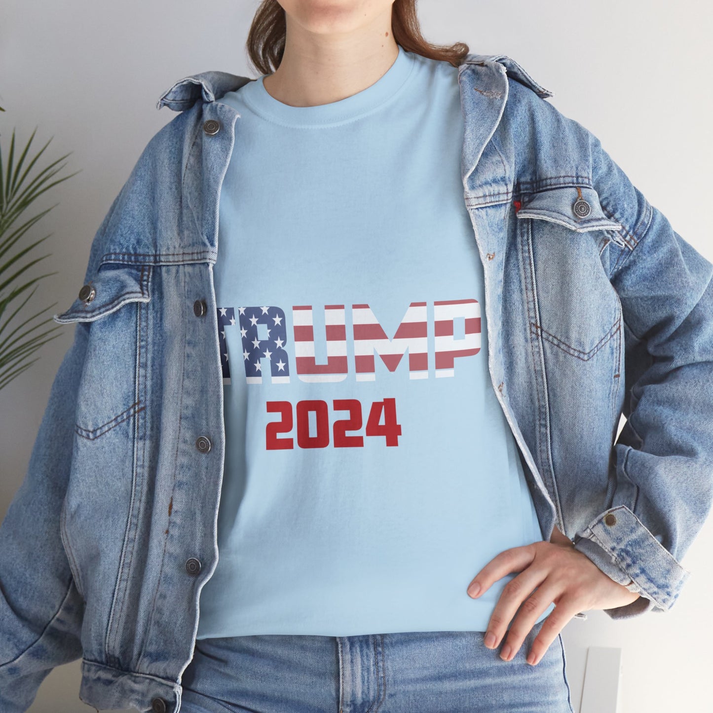 Trump 2024 B Unisex Heavy Cotton Tee