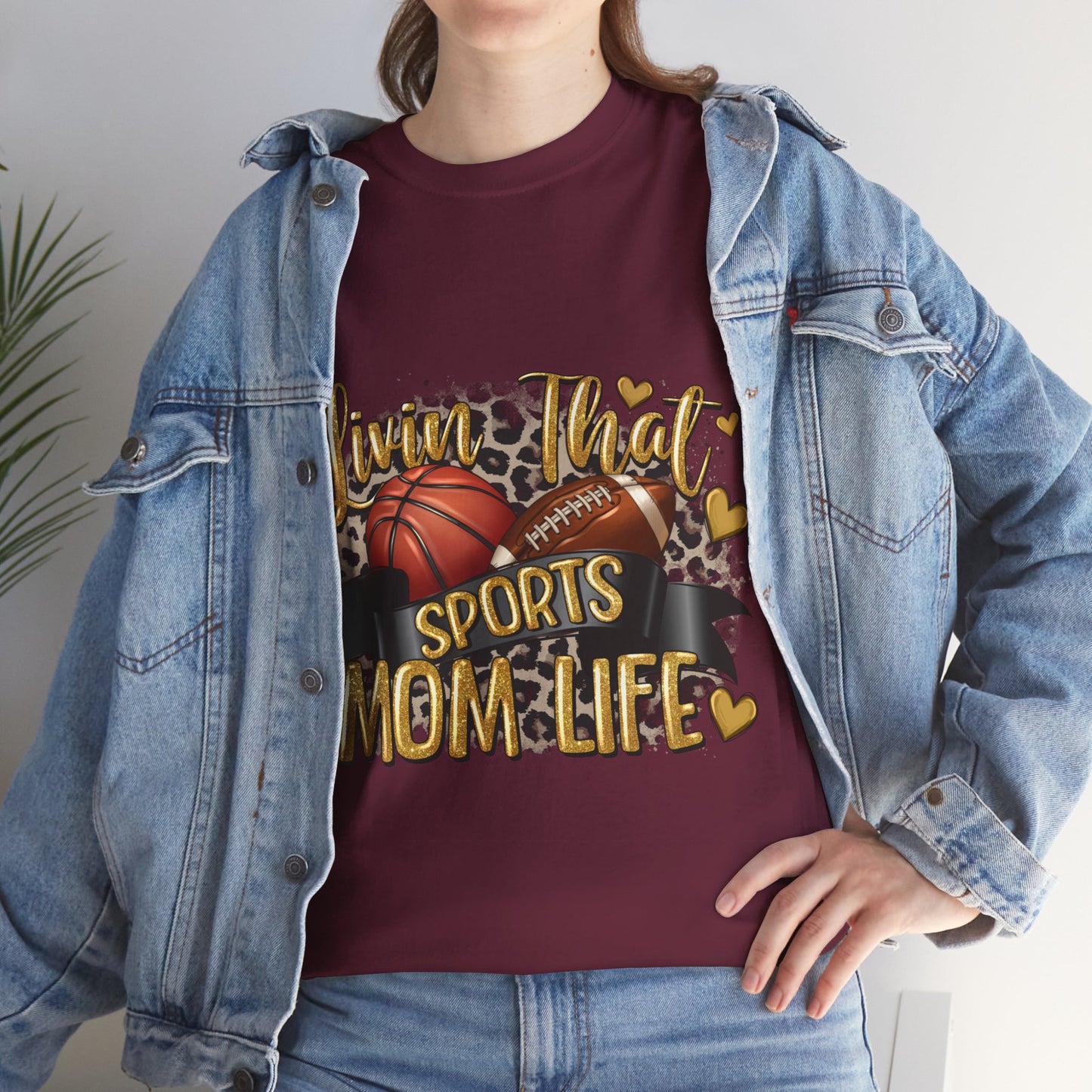 Sports Life Mom Unisex Heavy Cotton Tee