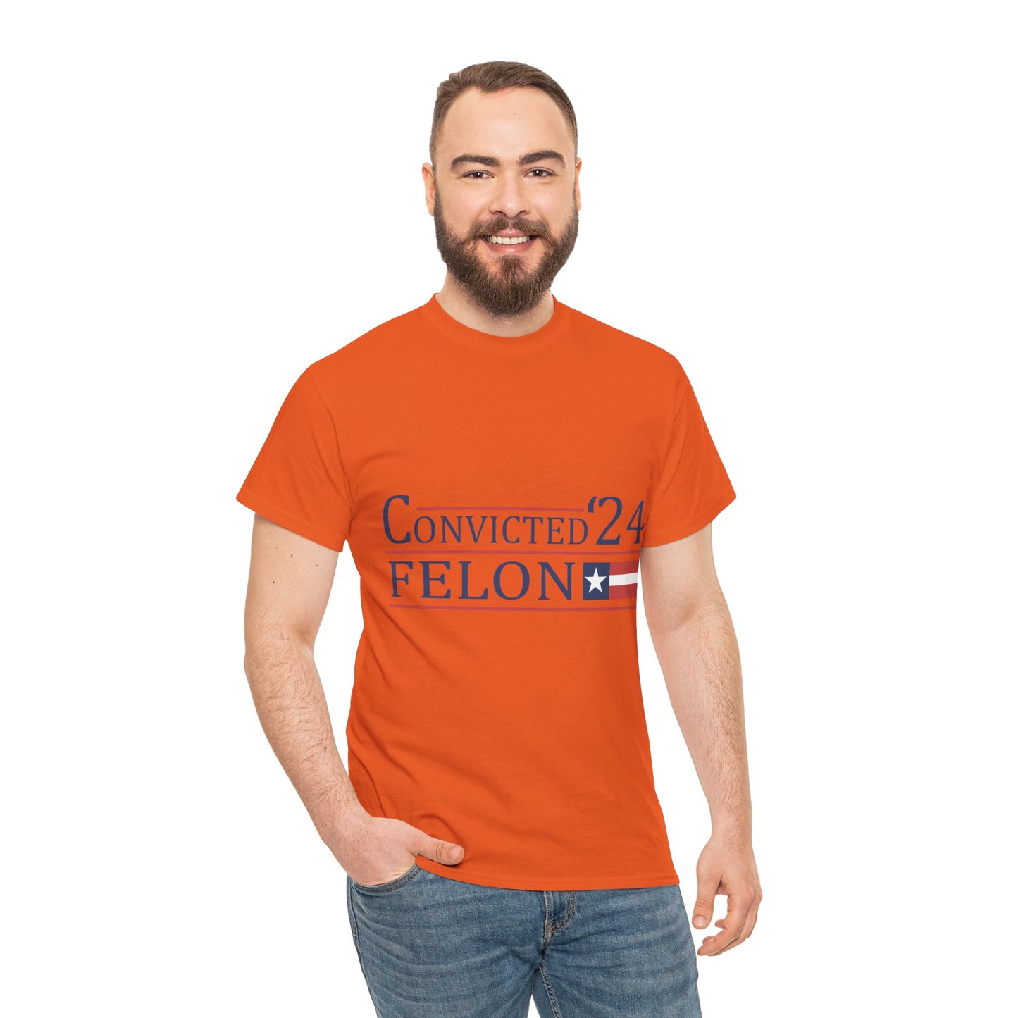 Convicted Felon Unisex Heavy Cotton Tee