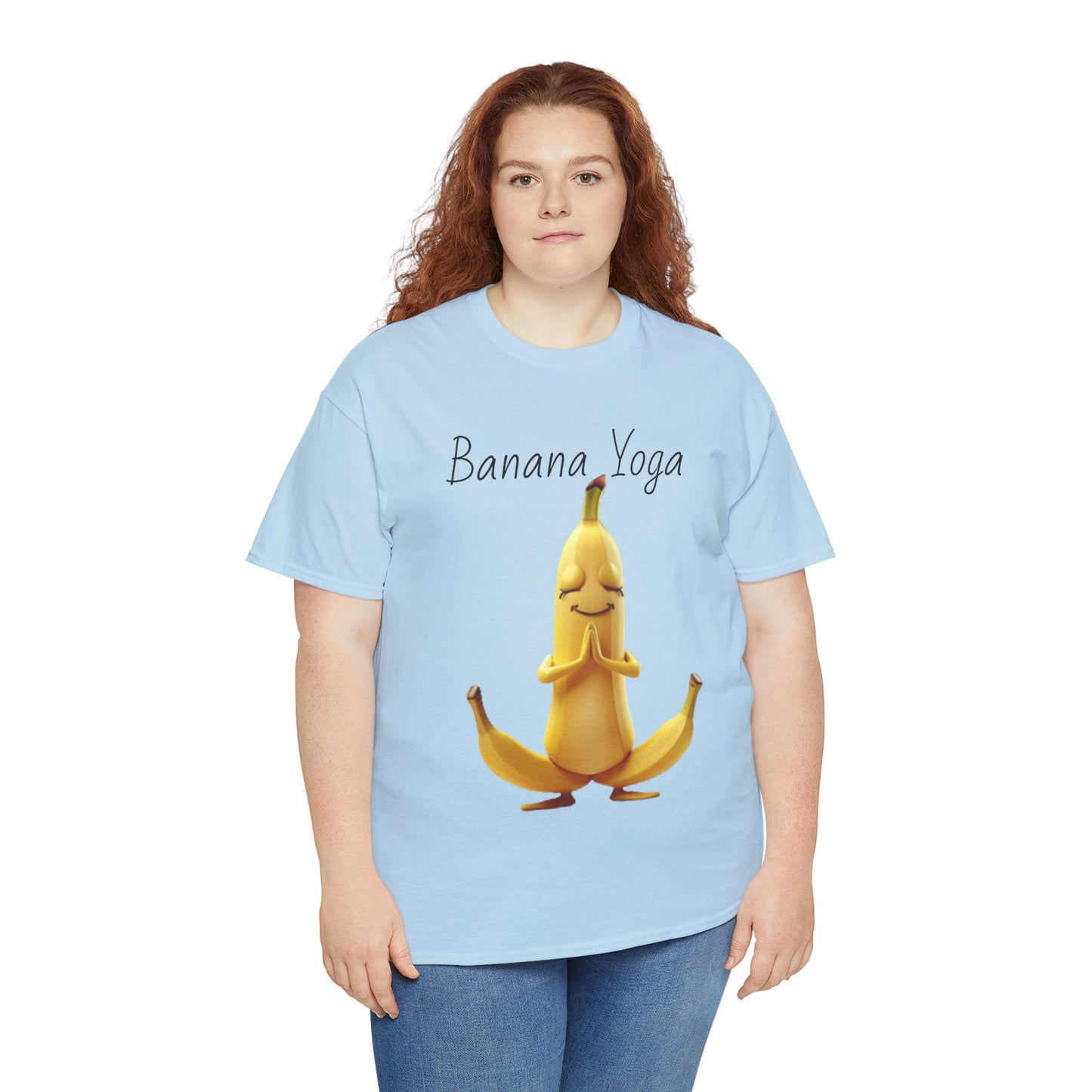 Banana Yoga Unisex Heavy Cotton Tee