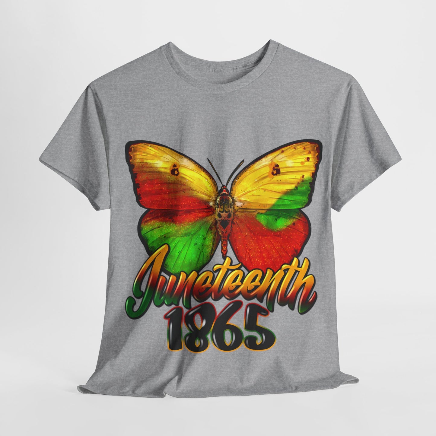 Juneteenth Butterfly Unisex Heavy Cotton Tee