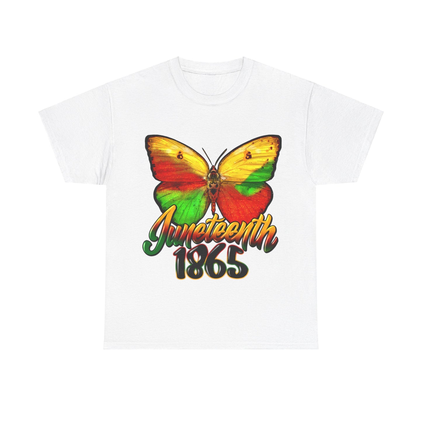 Juneteenth Butterfly Unisex Heavy Cotton Tee