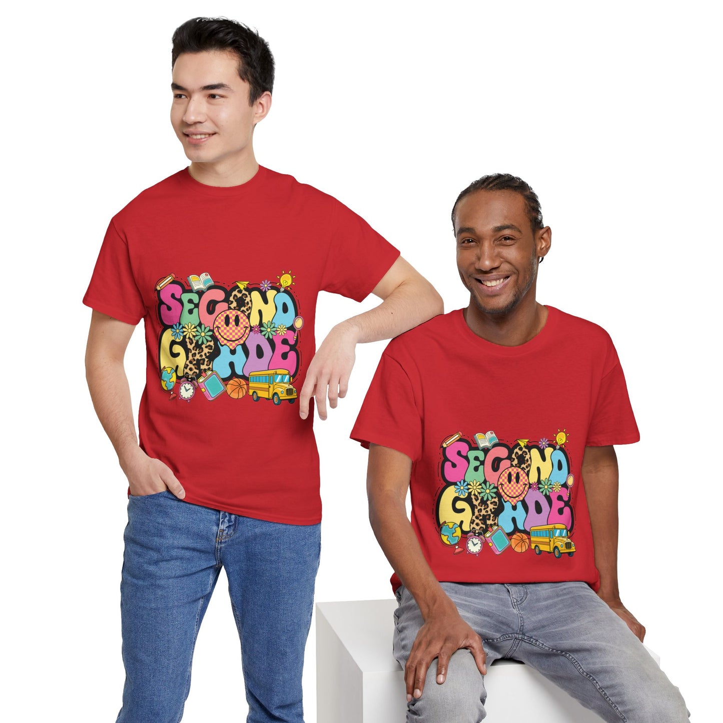 Second Grade Unisex Heavy Cotton Tee