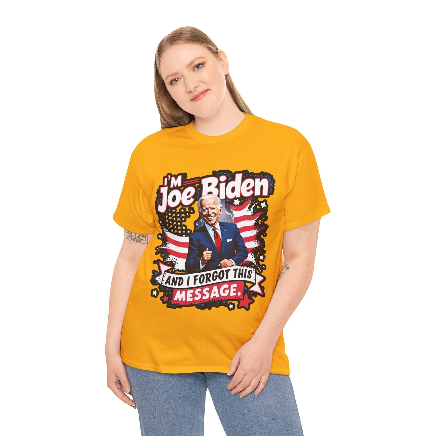 Biden I Forgot Unisex Heavy Cotton Tee