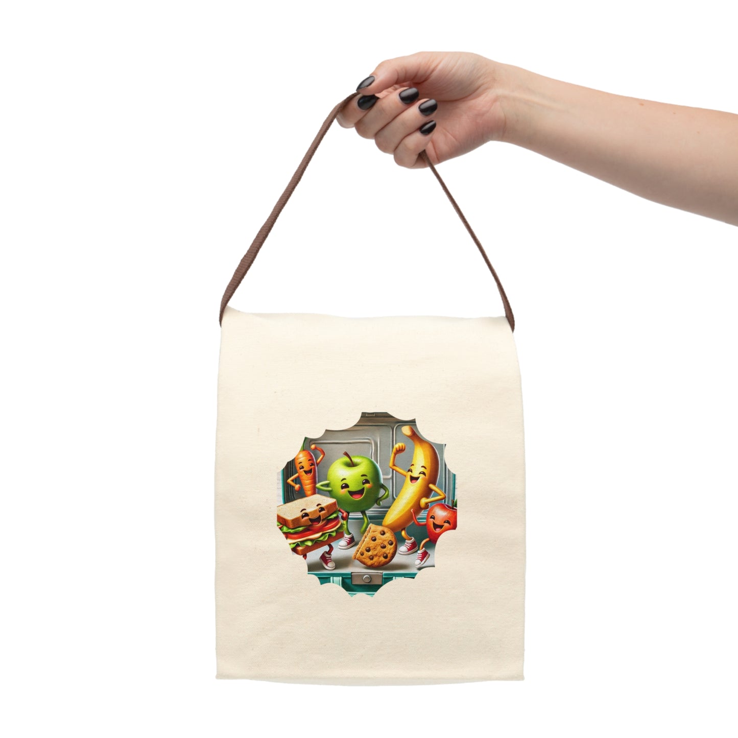 Happy Meal Canvas Lunch Bag With Strap