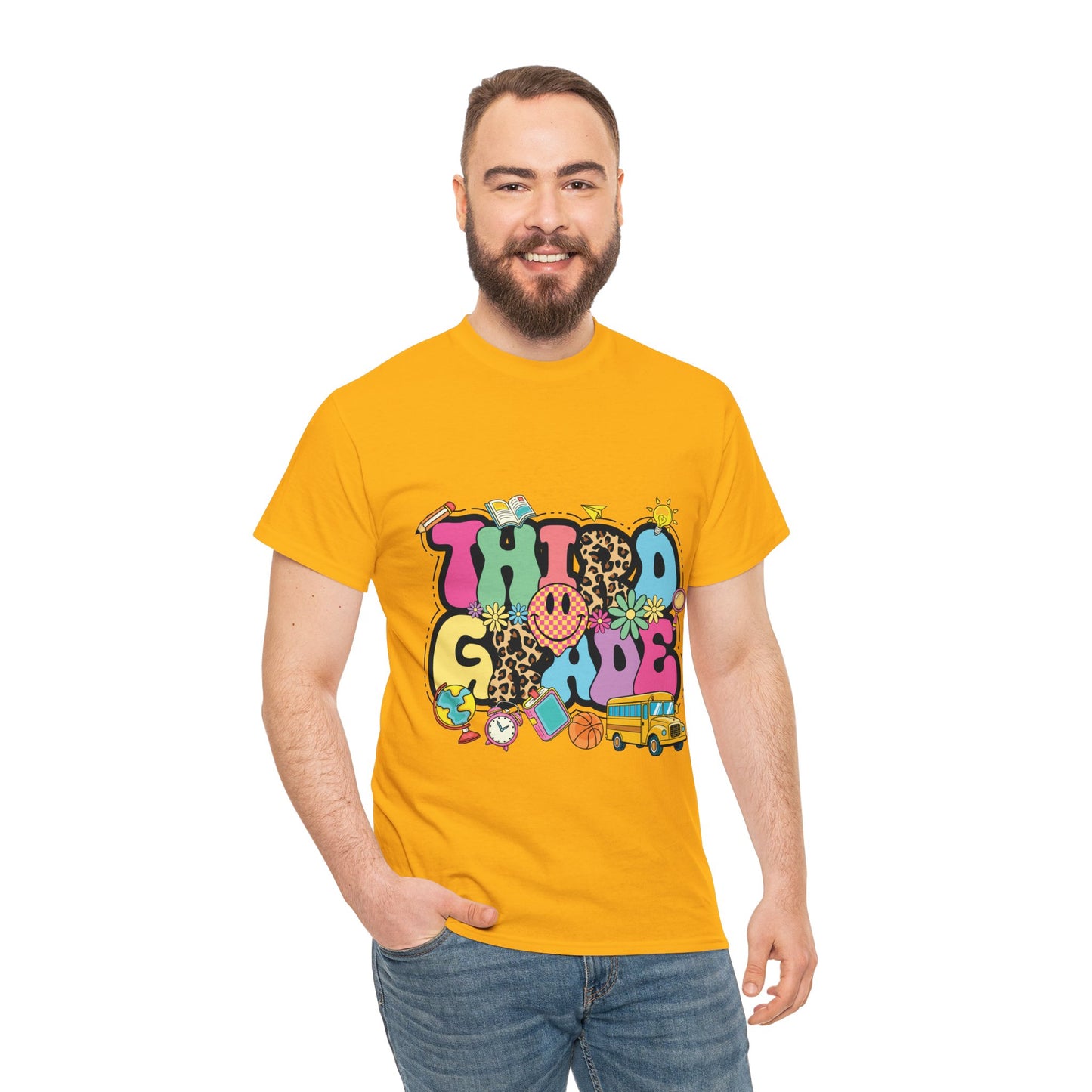 Third Grade Unisex Heavy Cotton Tee