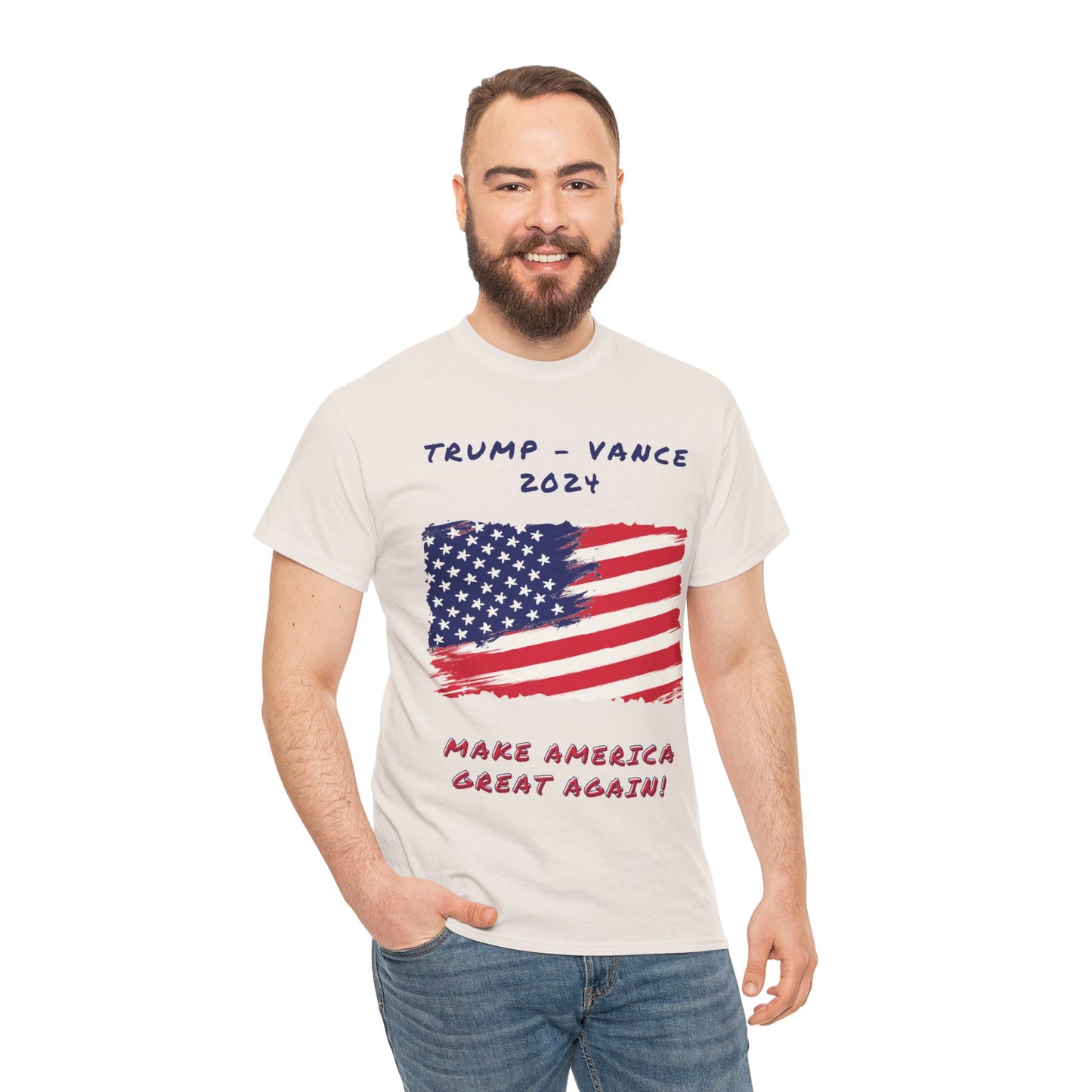 Trump Vance Unisex Heavy Cotton Tee