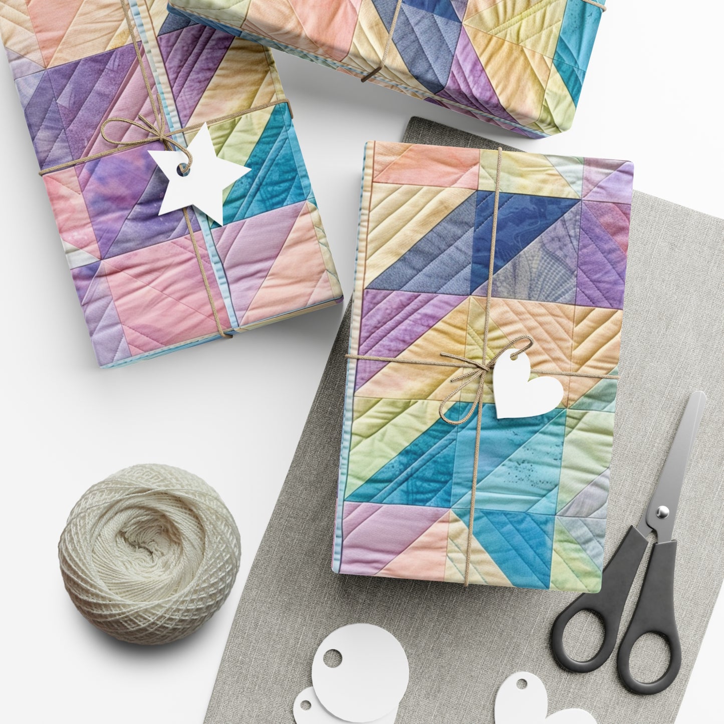 Pastel Patch Gift Wrap Papers