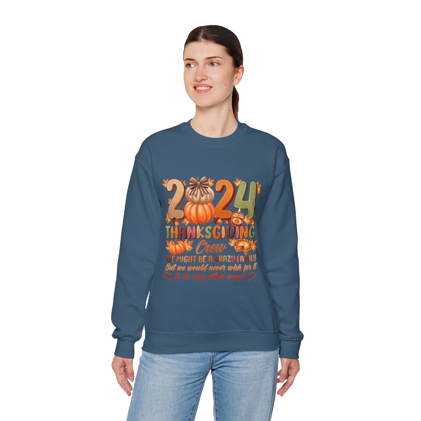 Thanksgiving Crew 2024 Unisex Heavy Blend™ Crewneck Sweatshirt