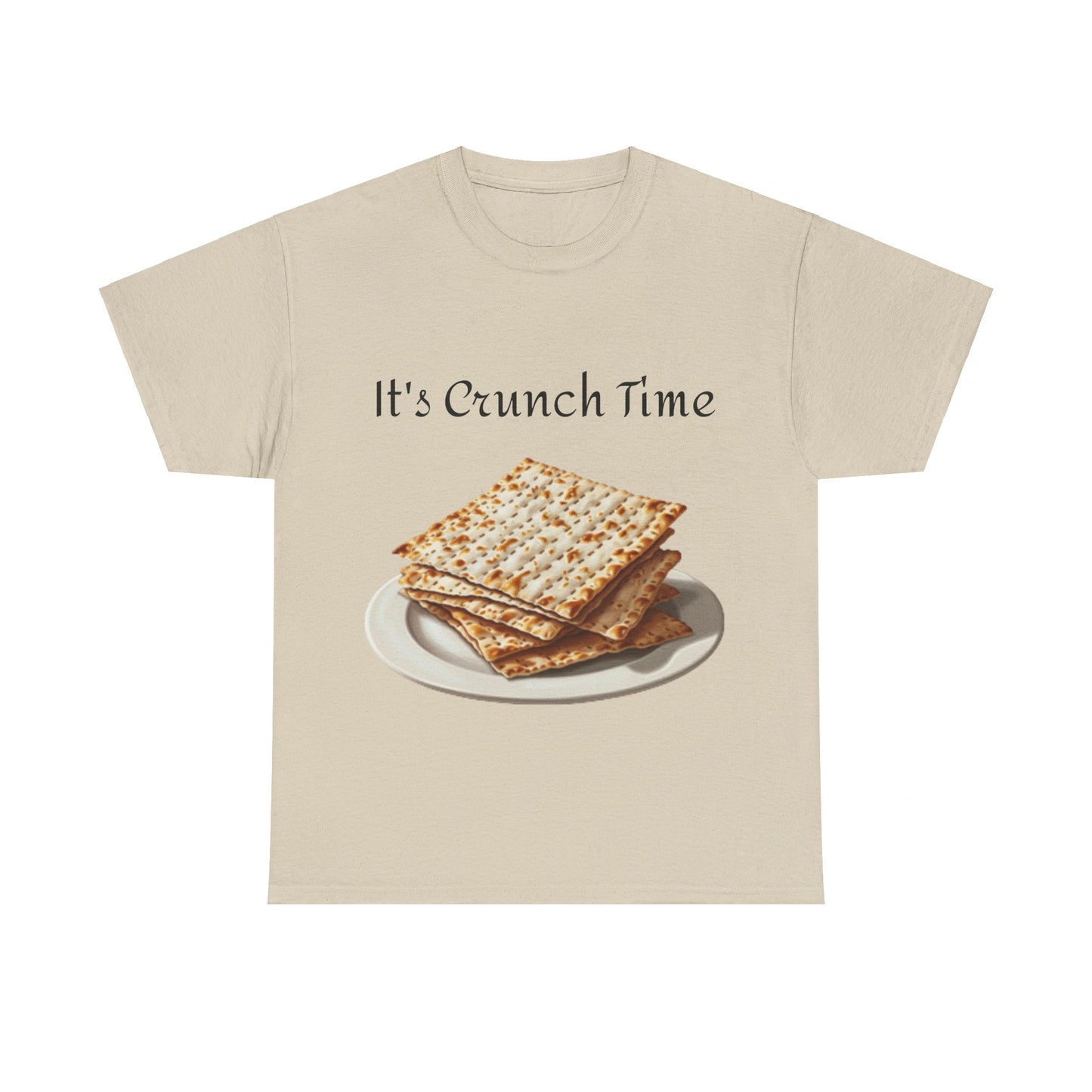 It's Crunch Time Matza Unisex Heavy Cotton Tee