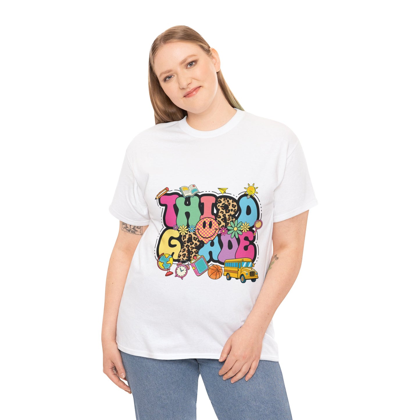 Third Grade Unisex Heavy Cotton Tee