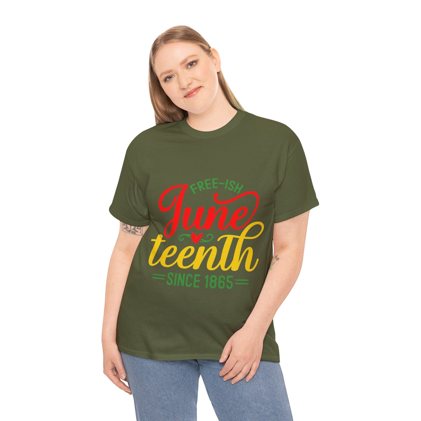 Juneteenth Free-ish Unisex Heavy Cotton Tee