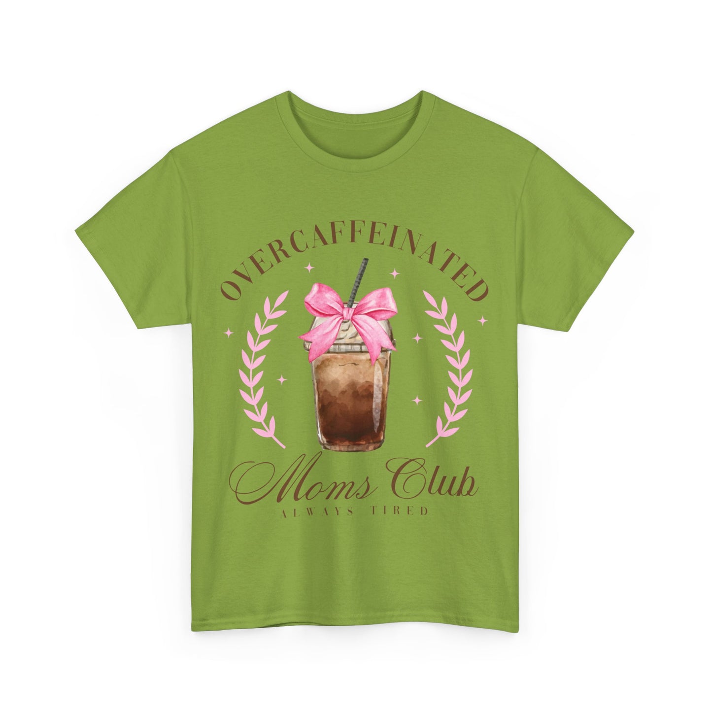 Over-caffeinated Mom Unisex Heavy Cotton Tee