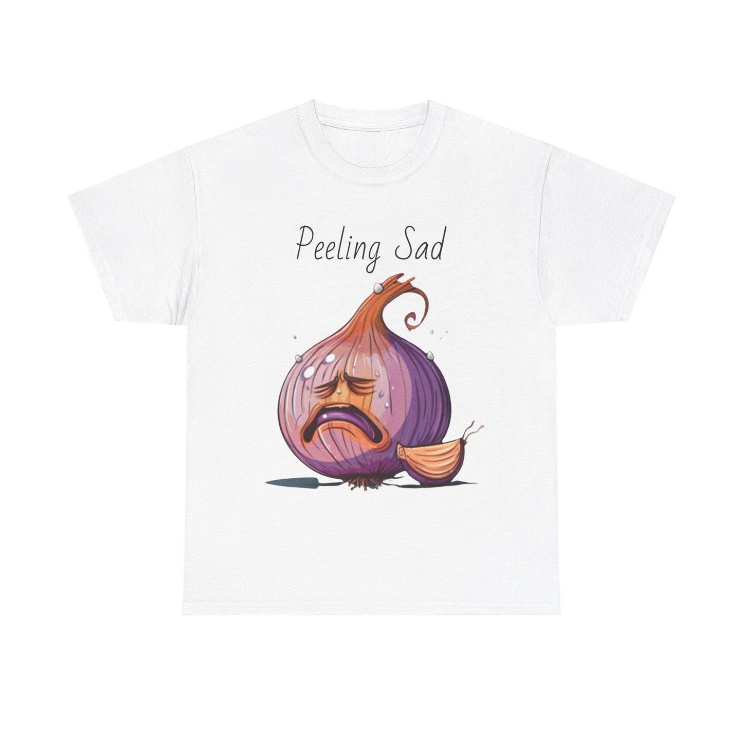 Peeling Sad Unisex Heavy Cotton Tee