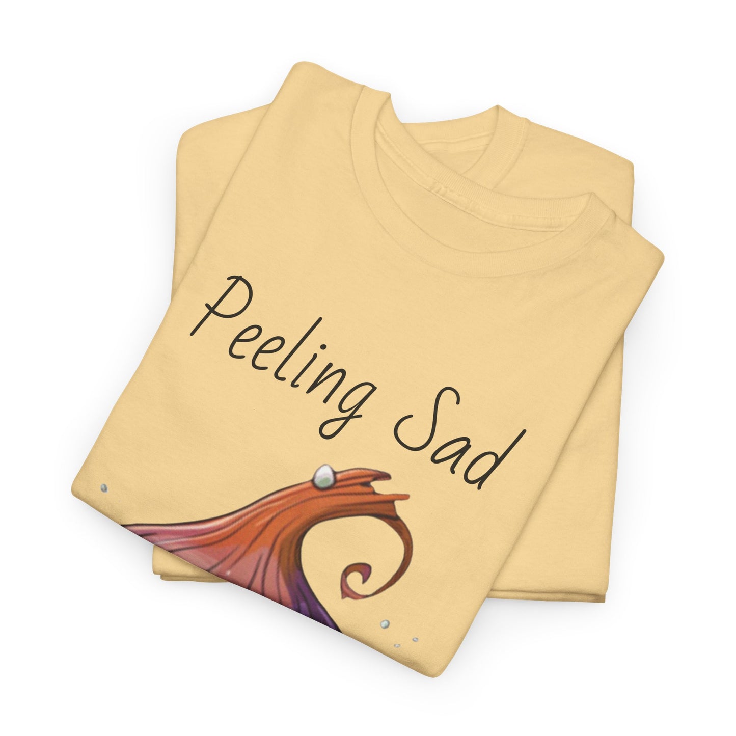 Peeling Sad Unisex Heavy Cotton Tee