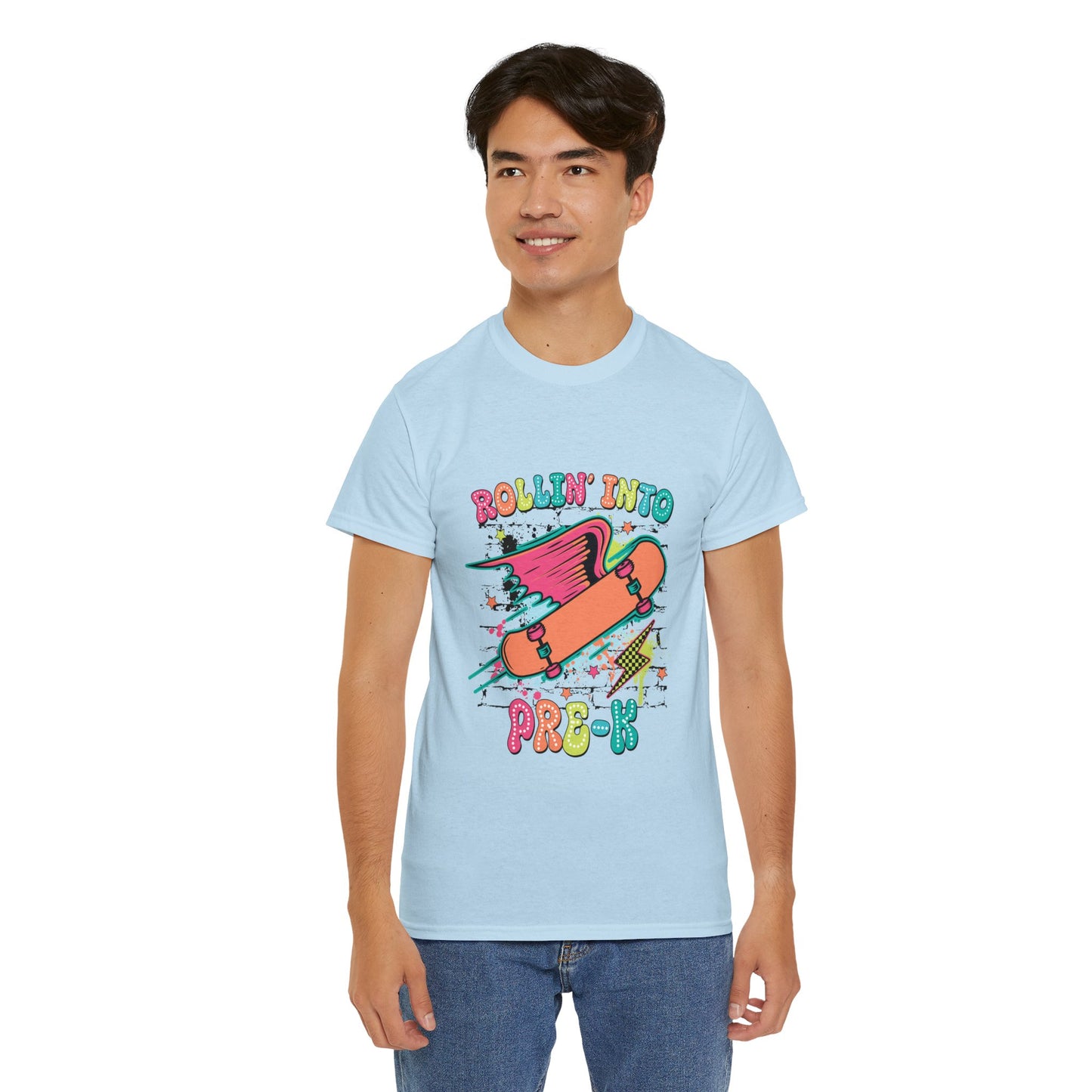 Rockin Into Pre K Unisex Heavy Cotton Tee