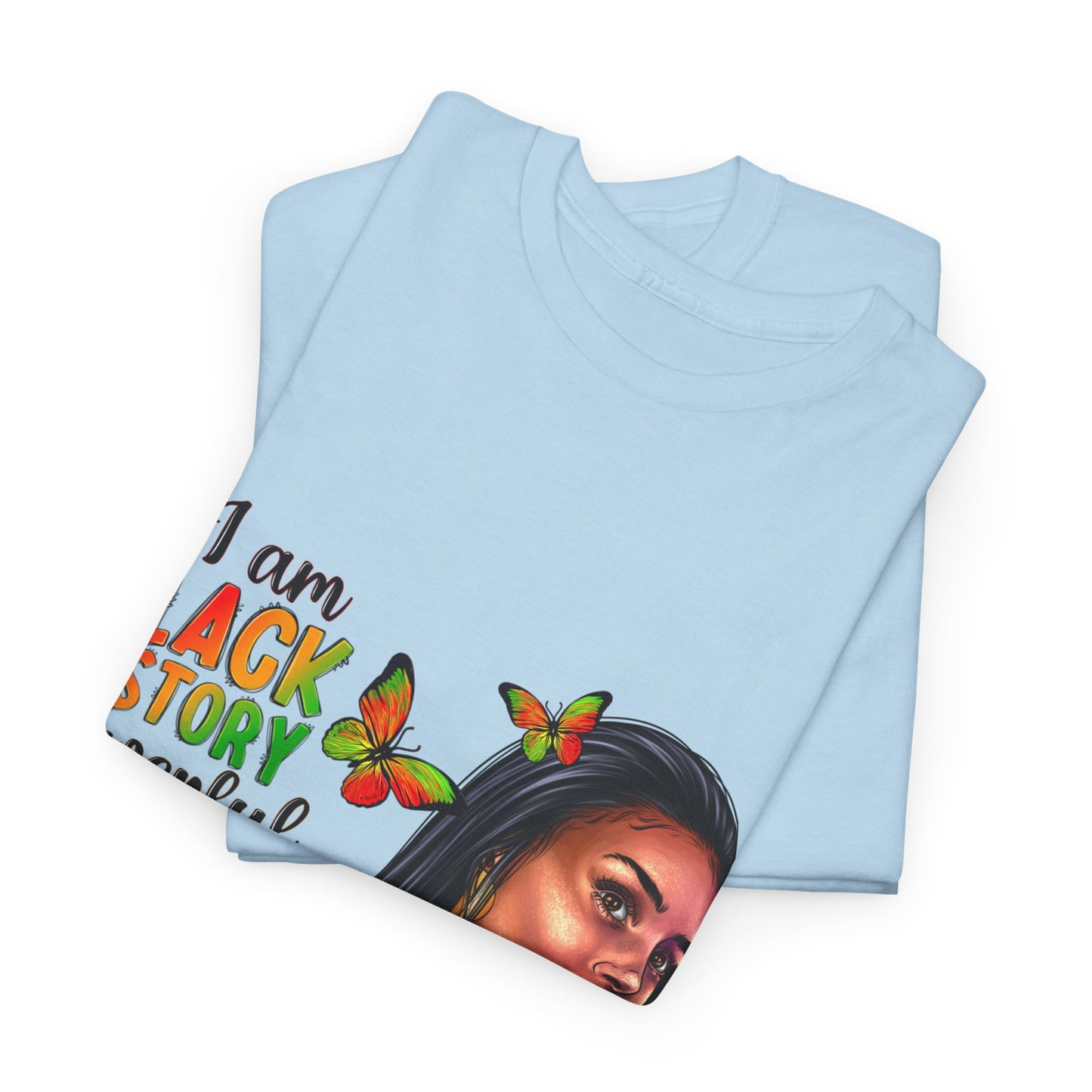 I Am Black History Unisex Heavy Cotton Tee