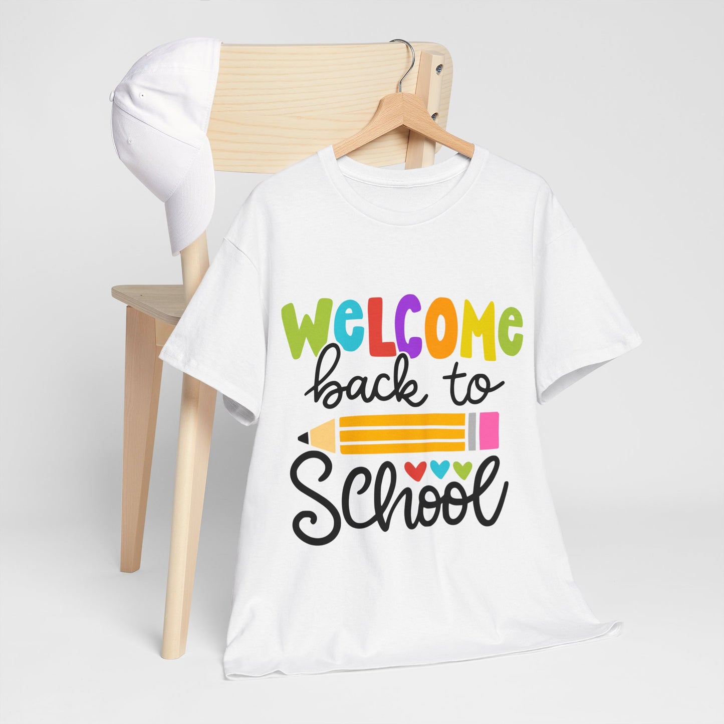 Welcome Back To School Unisex Heavy Cotton Tee