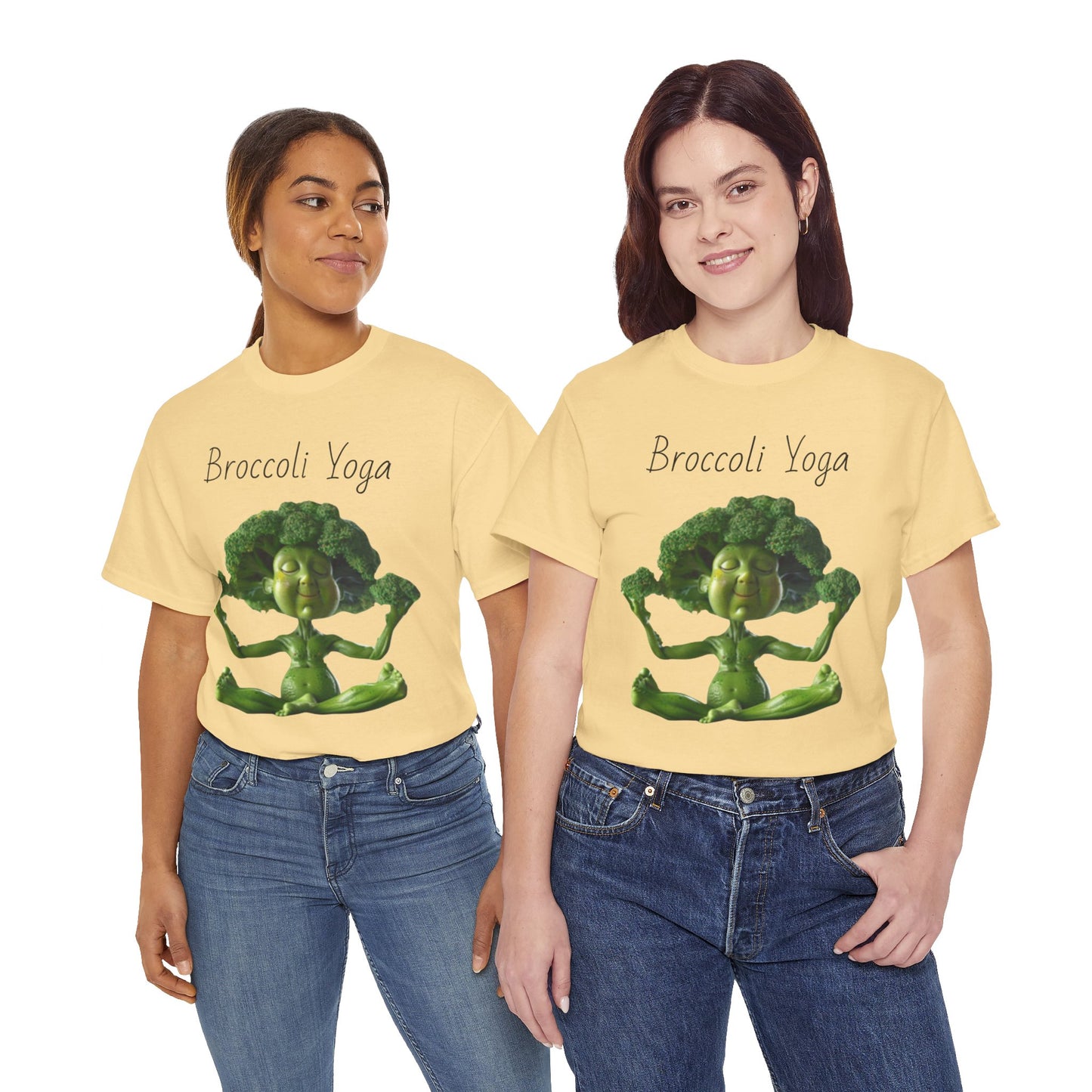 Broccoli Yoga Unisex Heavy Cotton Tee