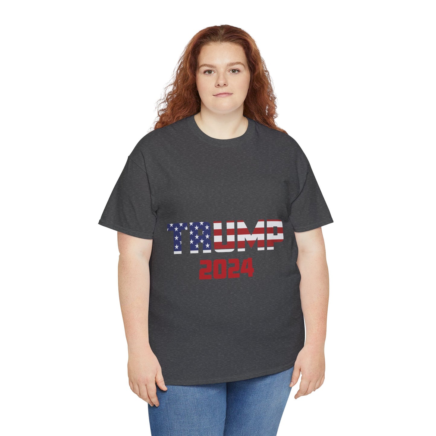 Trump 2024 B Unisex Heavy Cotton Tee