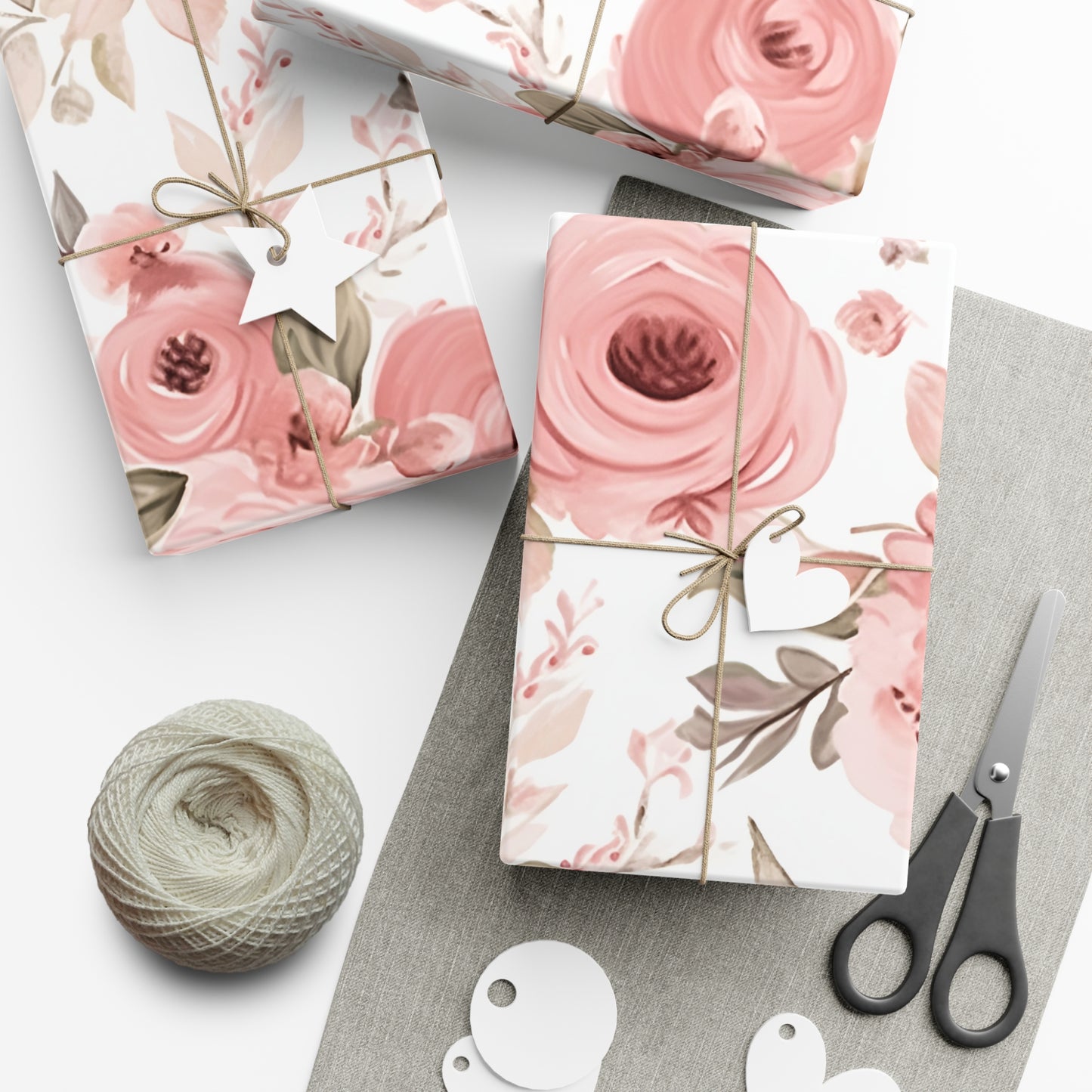 Dusty Rose Gift Wrap Papers