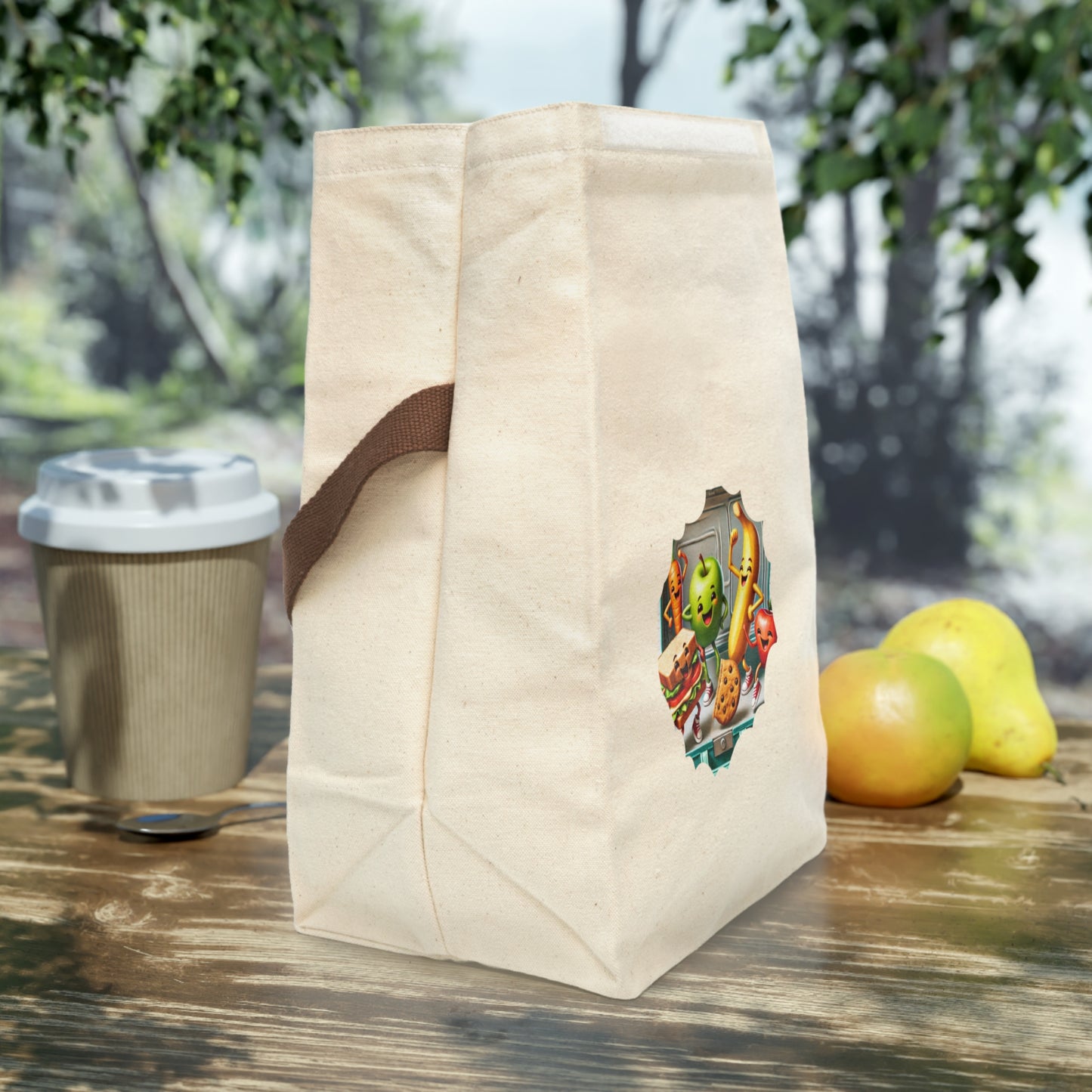 Happy Meal Canvas Lunch Bag With Strap