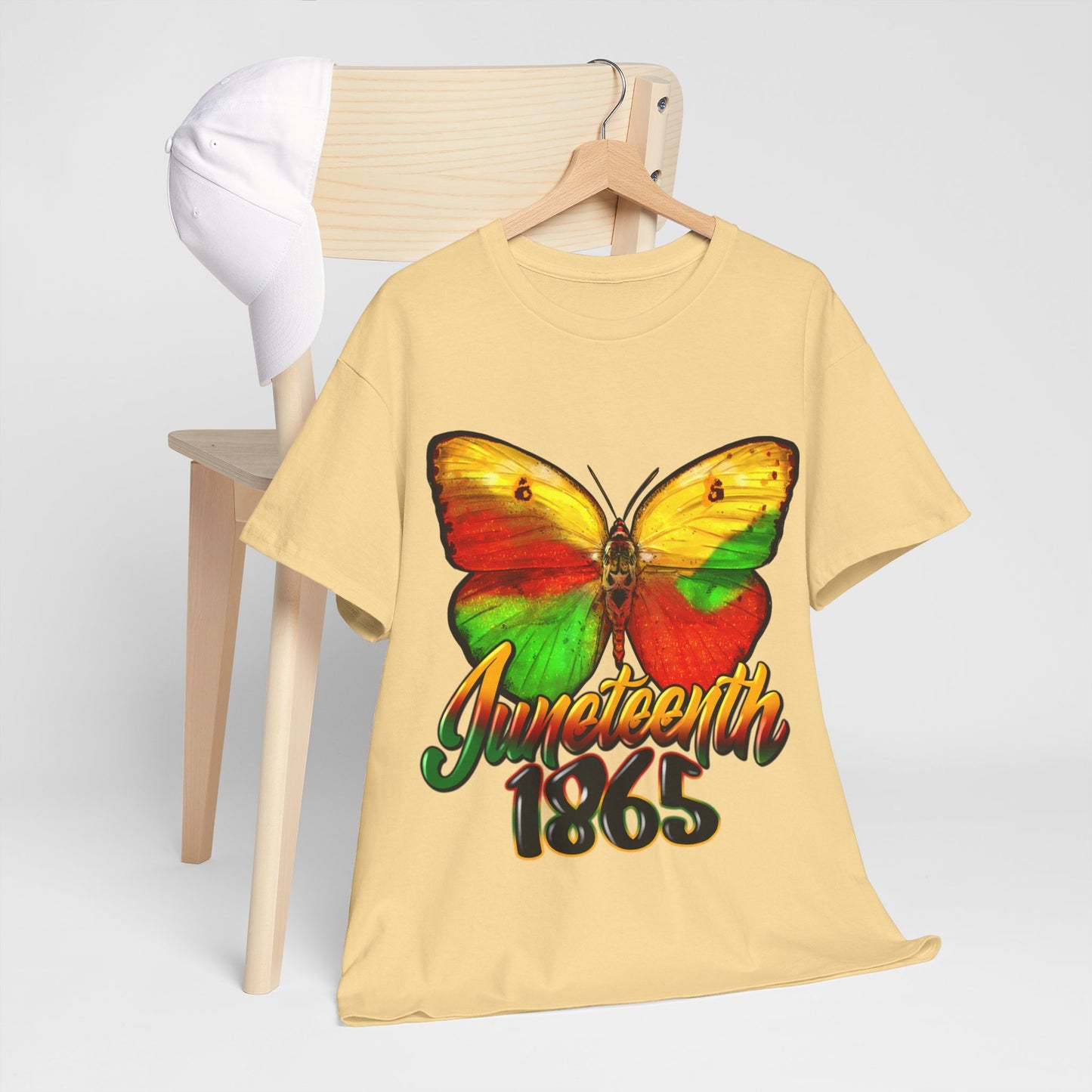 Juneteenth Butterfly Unisex Heavy Cotton Tee