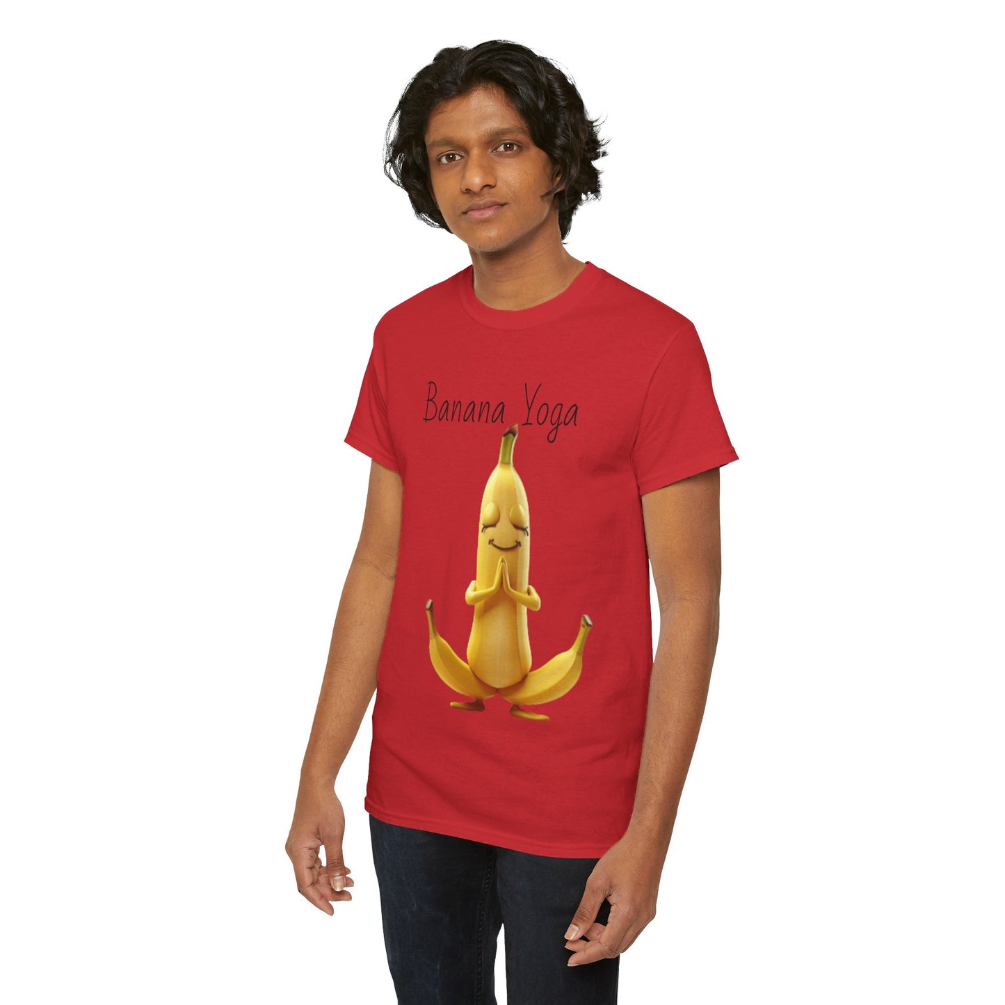 Banana Yoga Unisex Heavy Cotton Tee